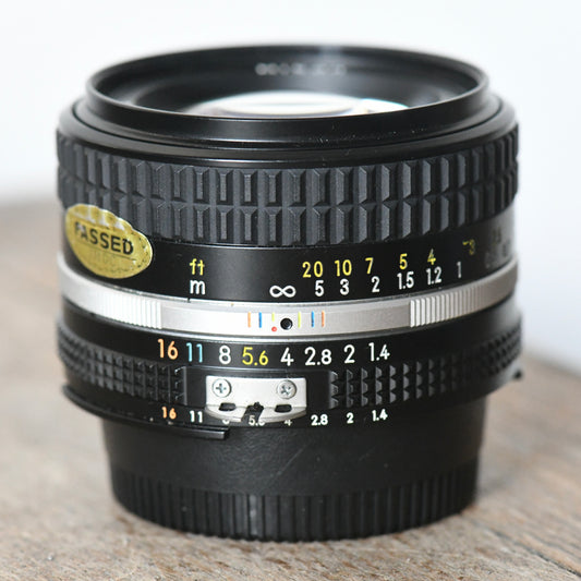 Nikon 50mm f/1.4 AiS Manual Focus Fast Prime Nikkor Lens