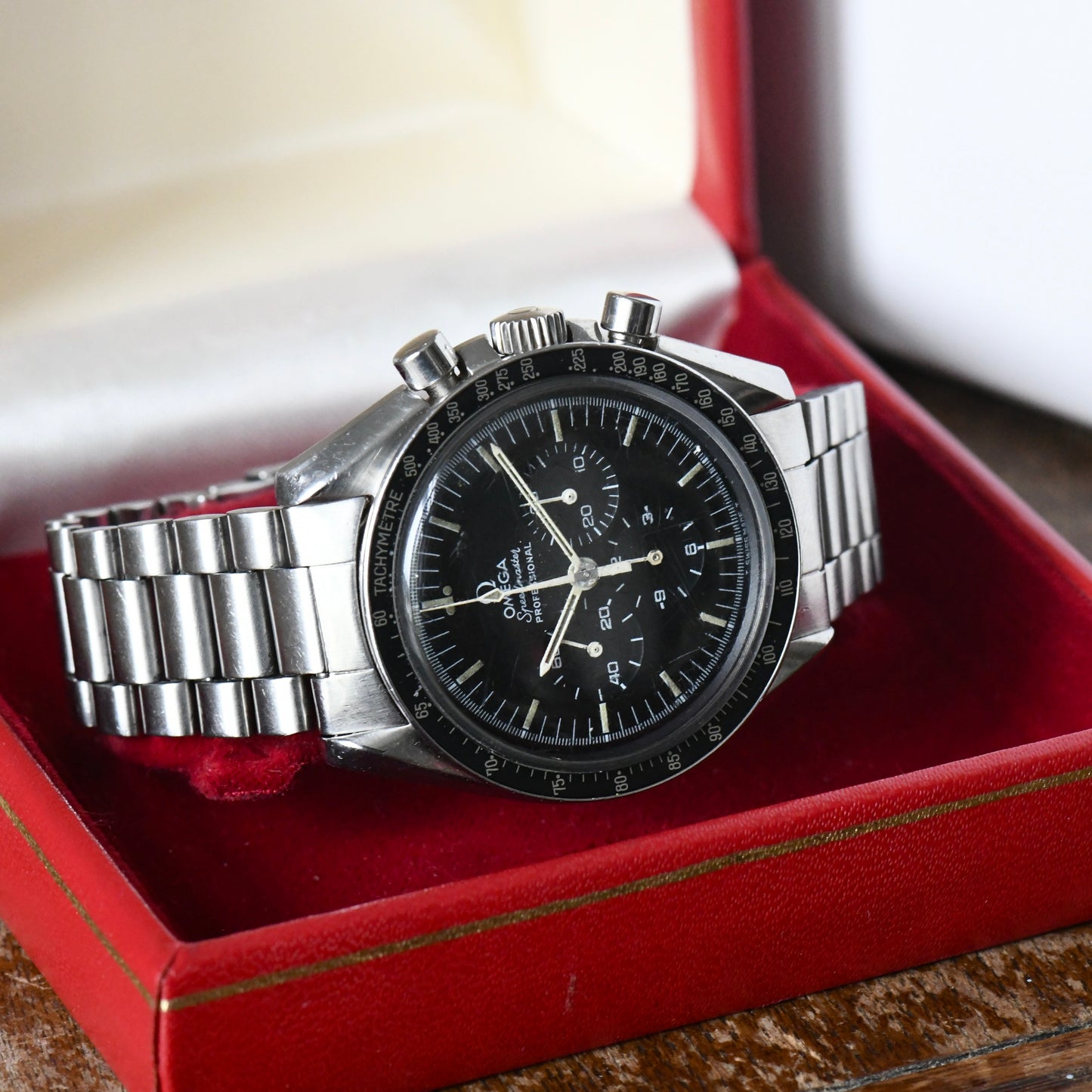 Omega Speedmaster Professional 145.022-76 1976 Vintage Moonwatch Boxed Cal.861
