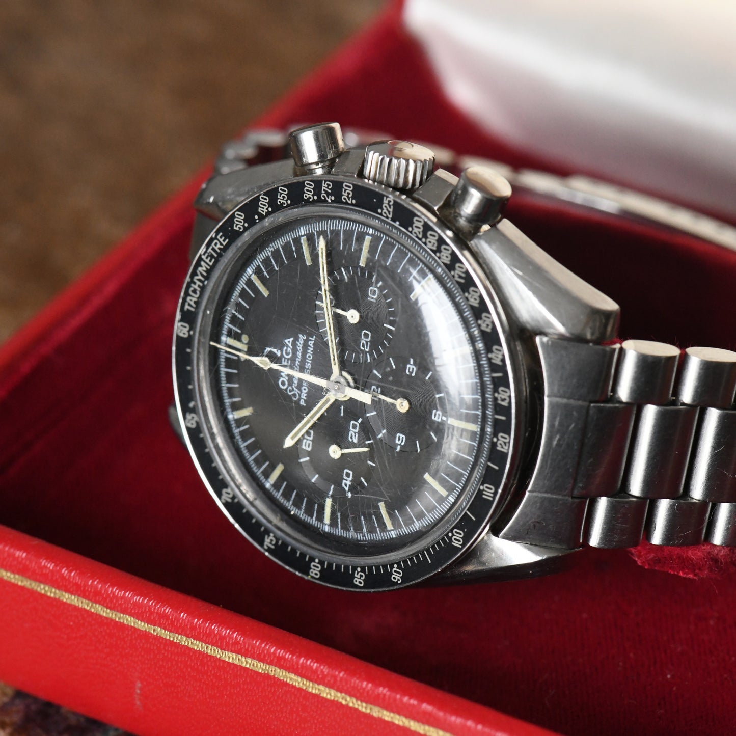 Omega Speedmaster Professional 145.022-76 1976 Vintage Moonwatch Boxed Cal.861