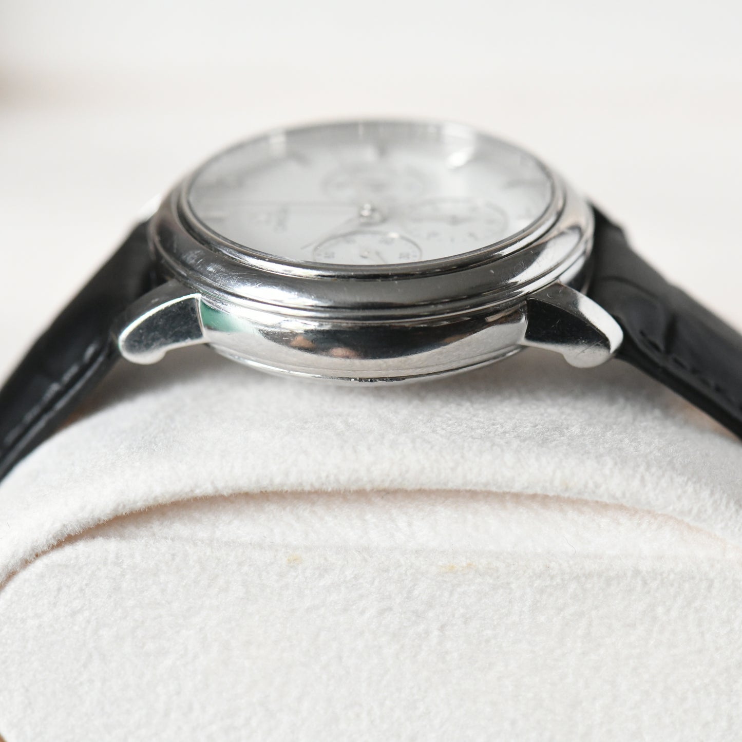 Omega DeVille Prestige Chronograph White Dial 36mm Manual Wind - Cal 861 - Boxed