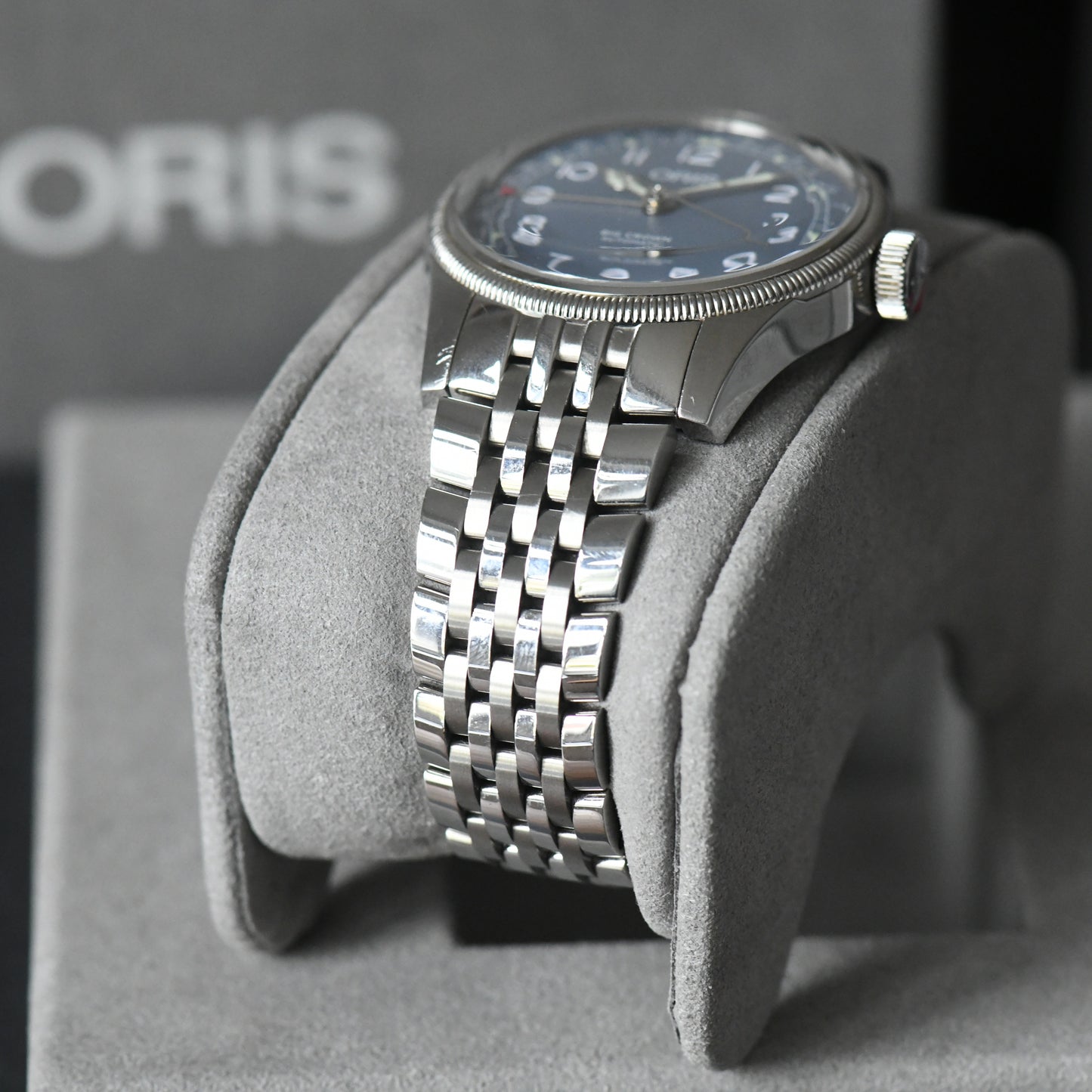 Oris Big Crown Pointer Date Blue Dial 40mm Automatic 2018 Full Set Box & Papers
