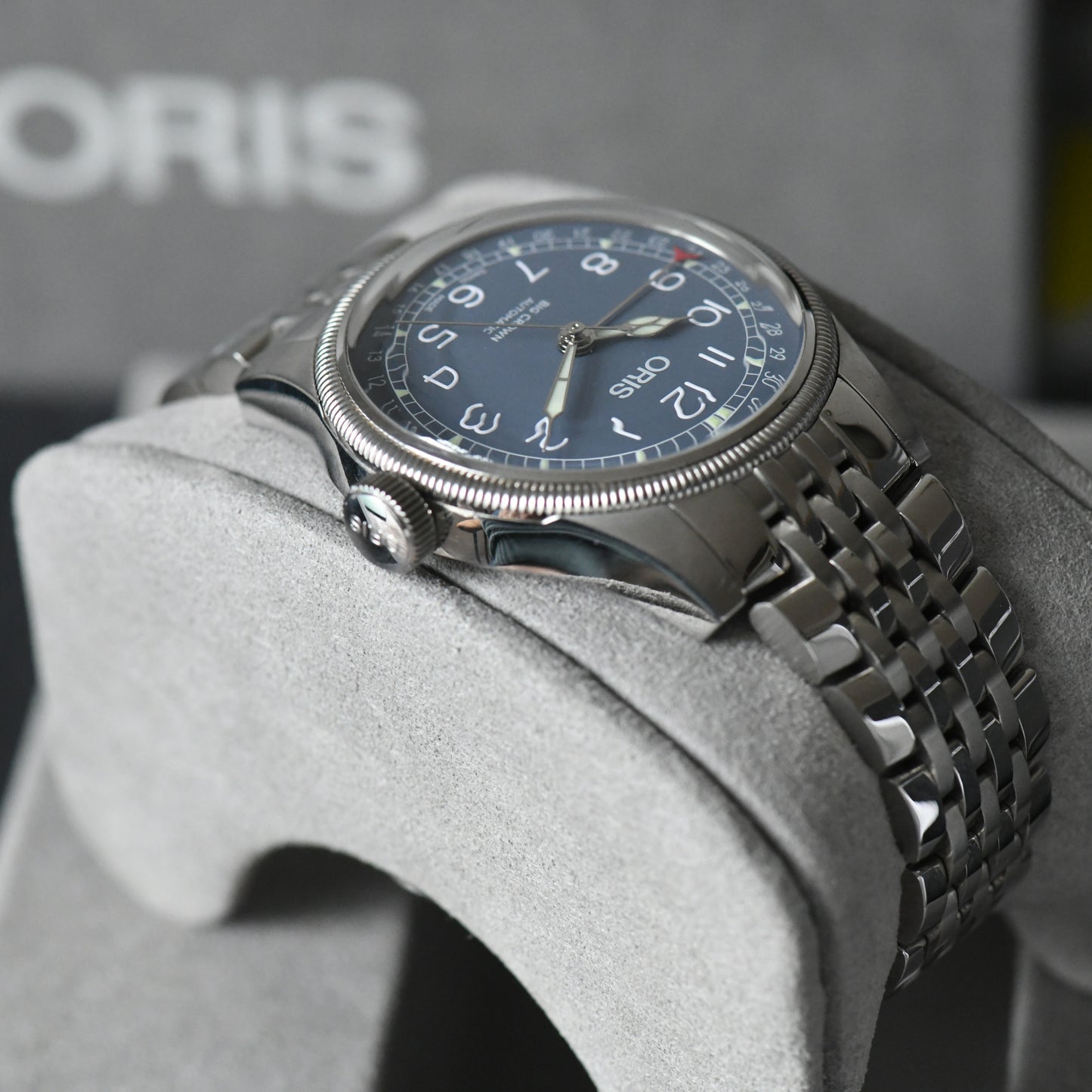 Oris Big Crown Pointer Date Blue Dial 40mm Automatic 2018 Full Set Box & Papers