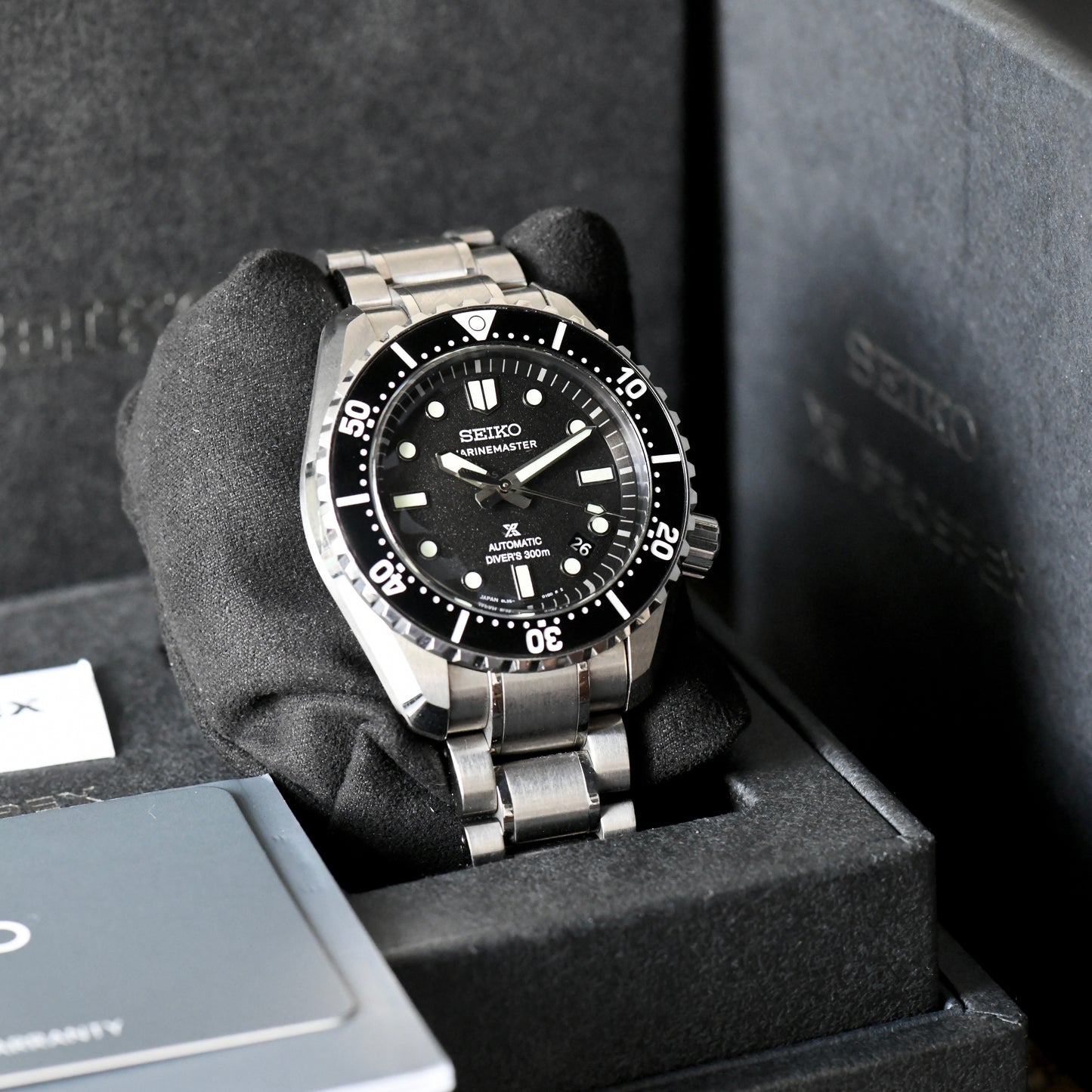 Seiko Marine Master 300m SLA079J1 Black Dial 8L35 Dive Watch 2025 Boxed & Papers