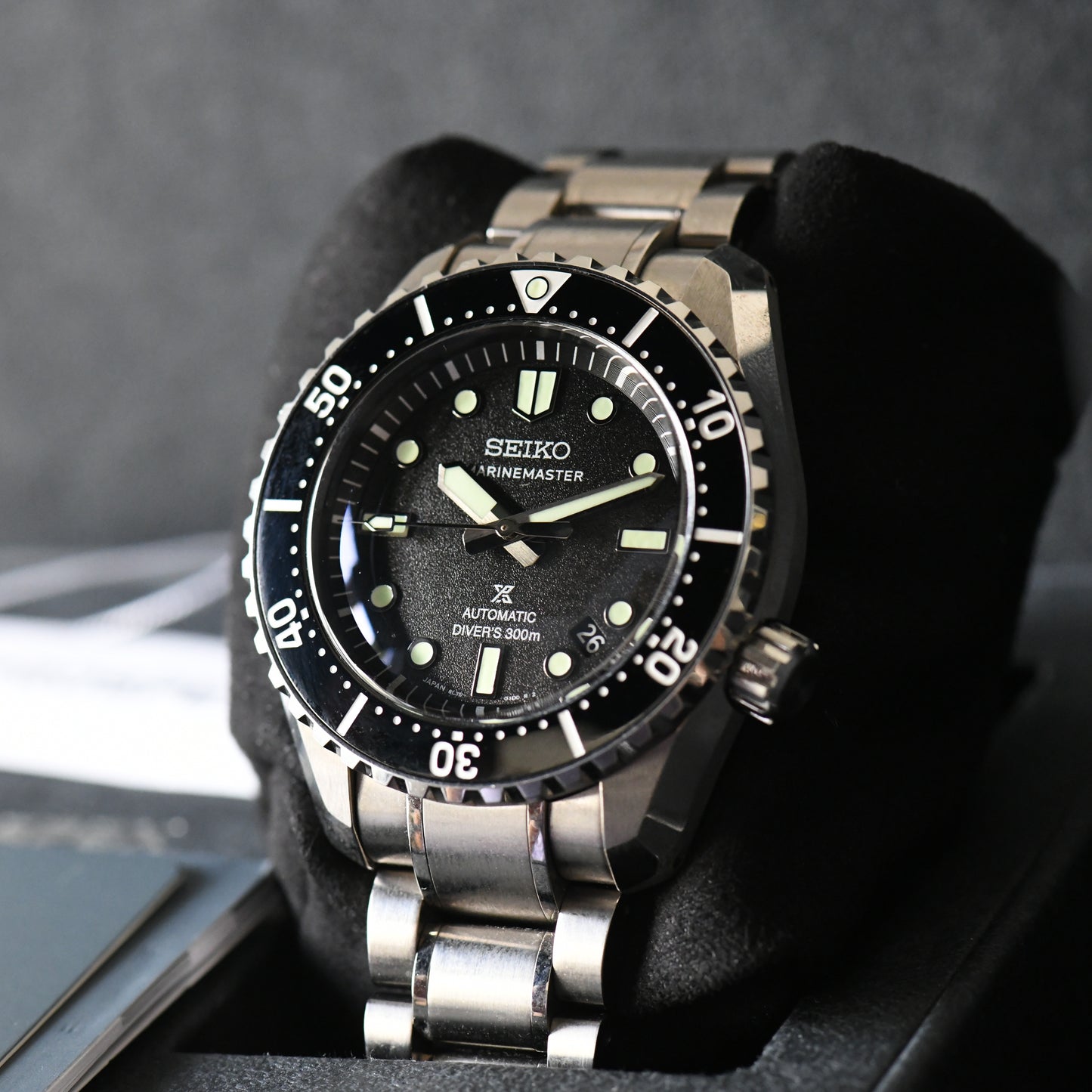 Seiko Marine Master 300m SLA079J1 Black Dial 8L35 Dive Watch 2025 Boxed & Papers