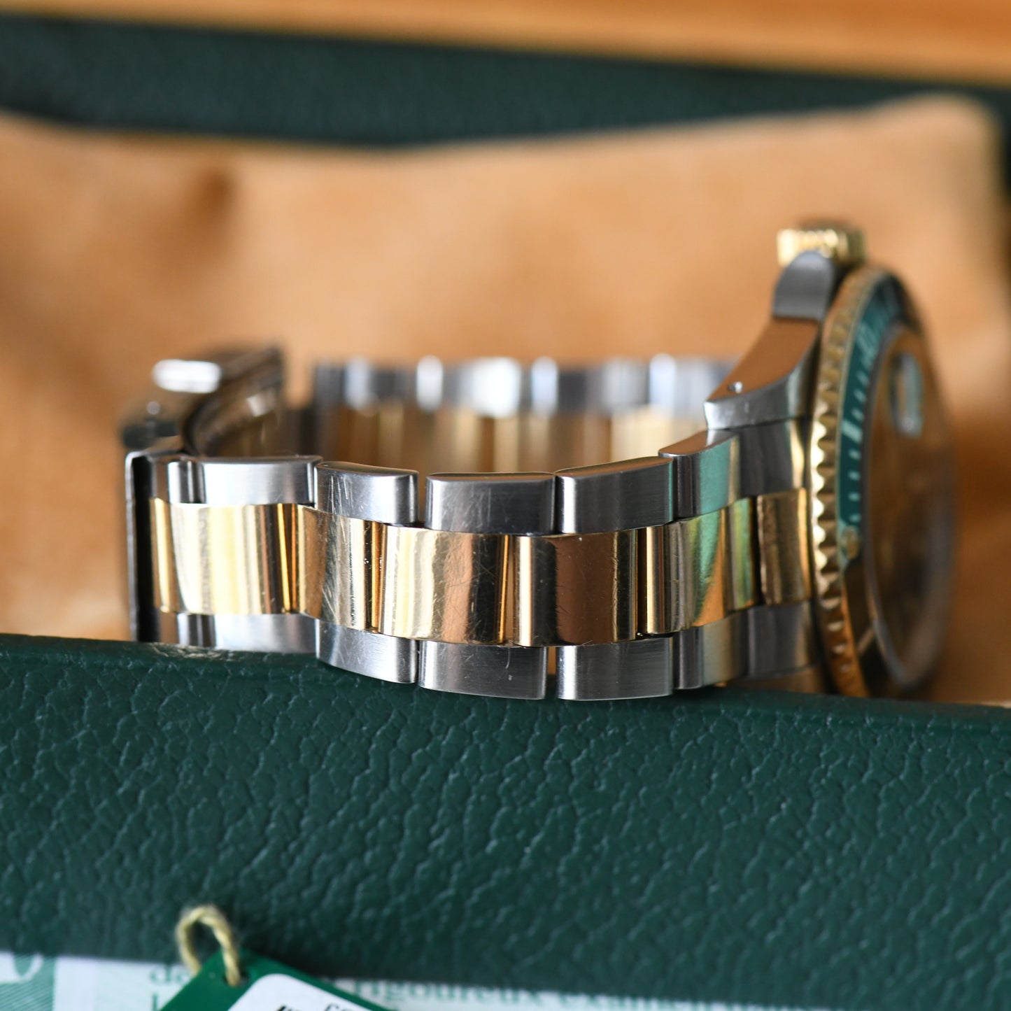 Rolex Submariner Date 16613 Bi Metal 18K Gold & Steel 1997 Box & Papers Full Set