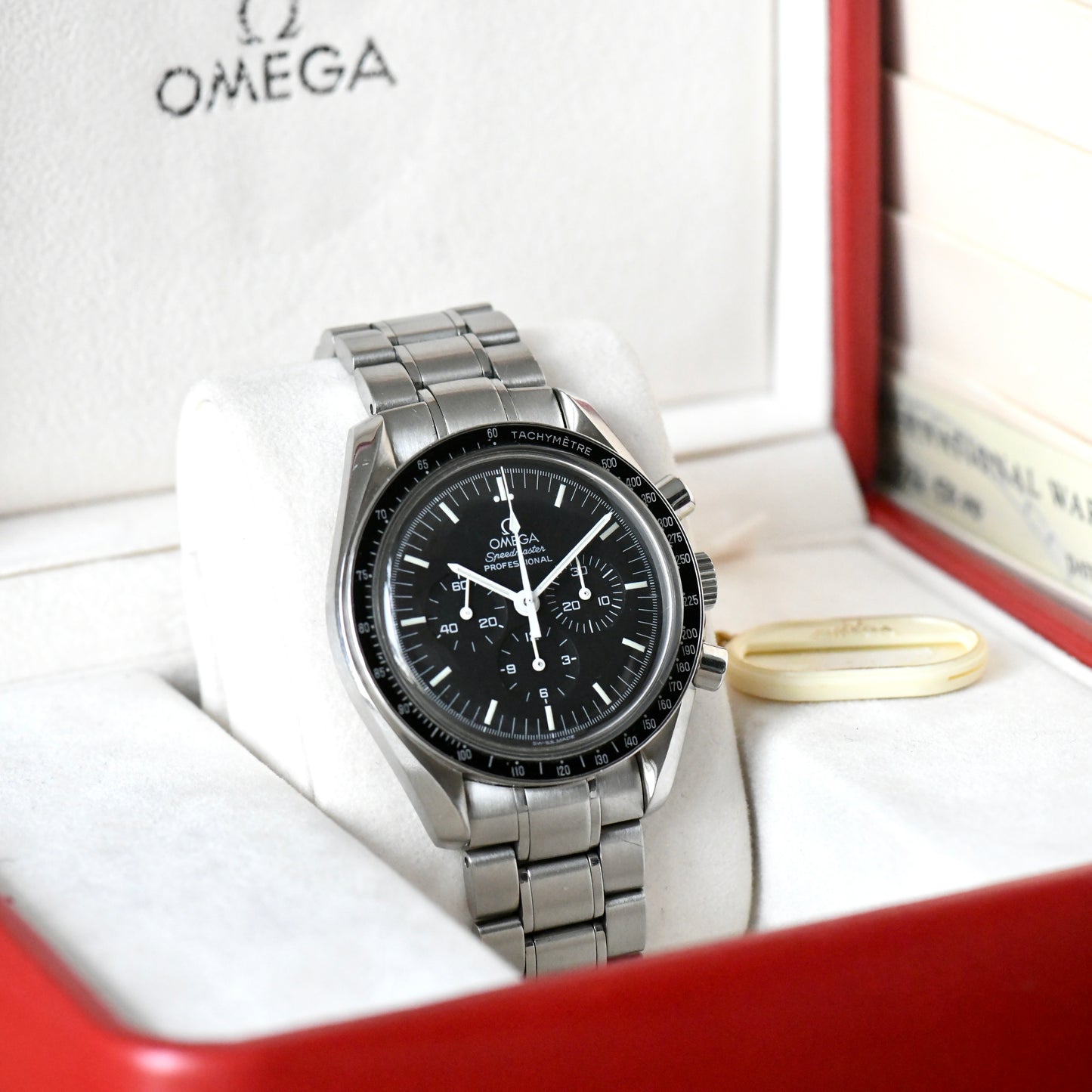 Omega Speedmaster Professional Moonwatch Hesalite Sandwich 3572.50 Box & Papers