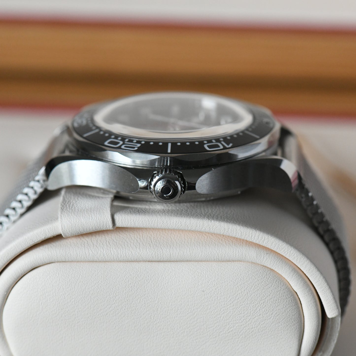 Omega Seamaster 300m Pro Black Wave Dial No Date 2024 Mesh Bracelet Box & Papers