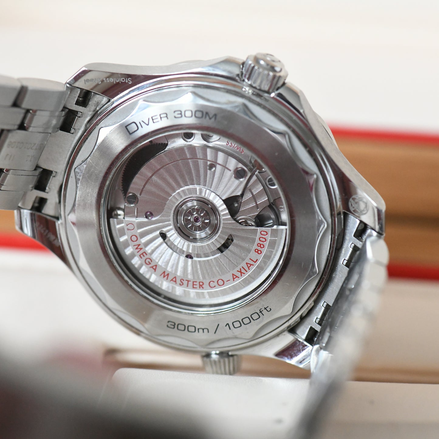 Omega Seamaster 300m Diver Master Chronometer 2022 White Dial Watch Box & Papers