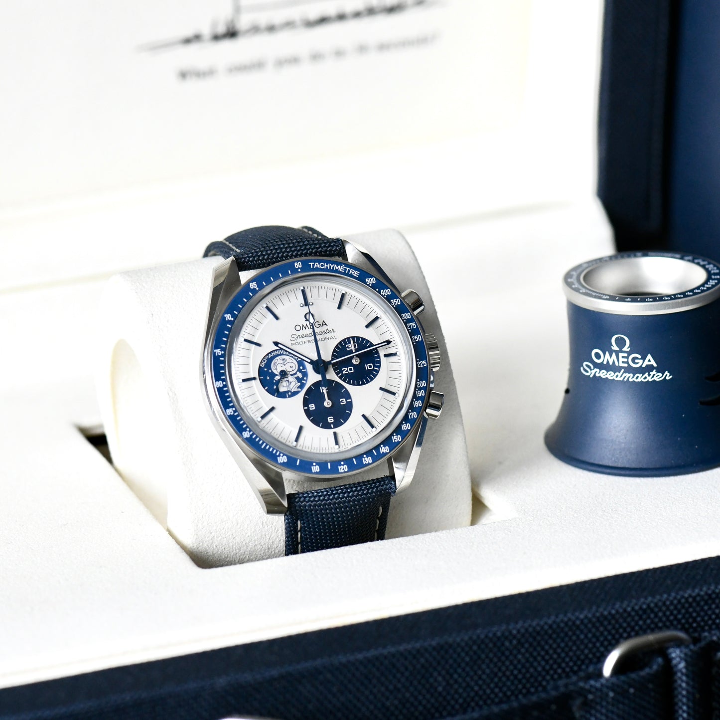 Omega Speedmaster "Silver Snoopy Award" 50th Anniversary - 2025 - Boxed & Papers