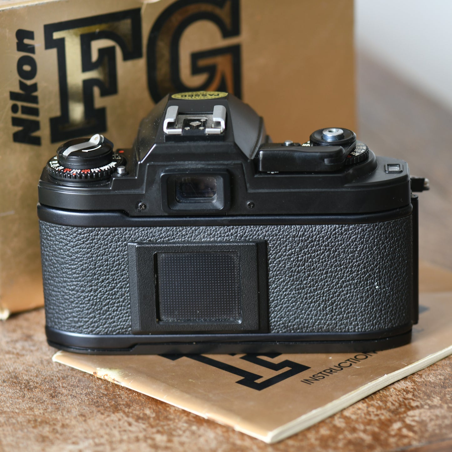 Nikon FG Black 35mm Film SLR Camera Body Only Boxed - New Light Seals