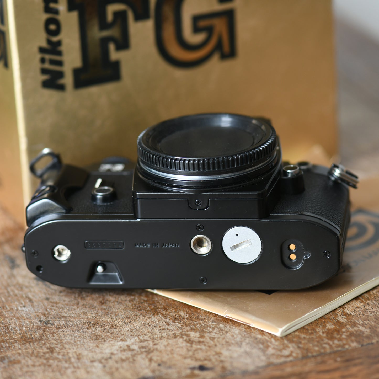 Nikon FG Black 35mm Film SLR Camera Body Only Boxed - New Light Seals