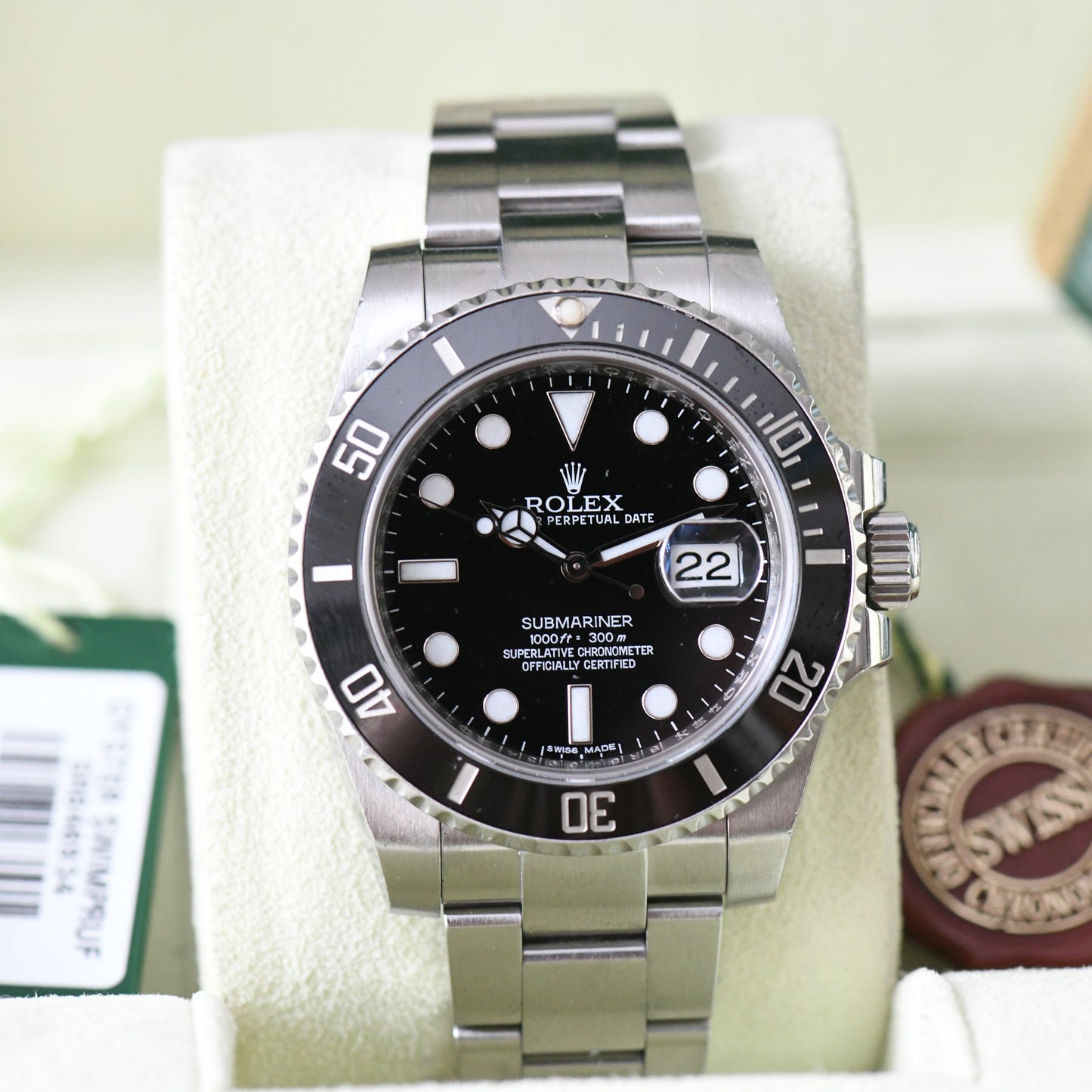 Rolex Submariner Date 116610LN Ceramic 2011 Full Set Boxed and Papers