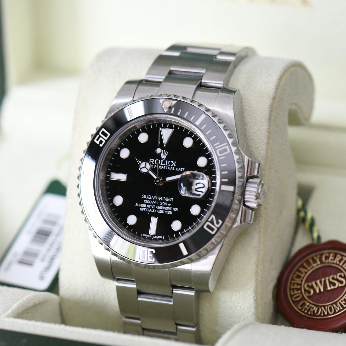 Rolex Submariner Date 116610LN Ceramic 2011 Full Set Boxed and Papers