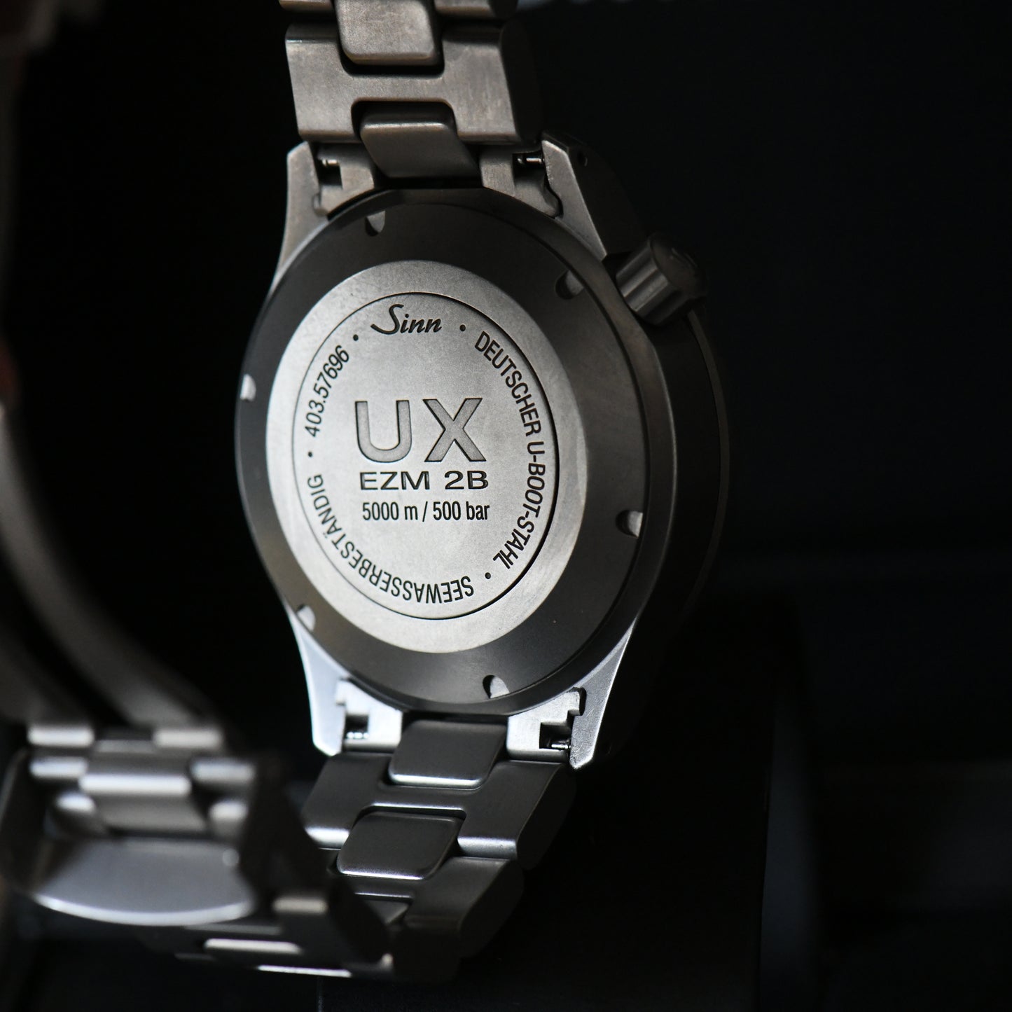 Sinn UX GSG9 EZM 2B Hydro 5000m Diver's Watch Boxed GSG 9