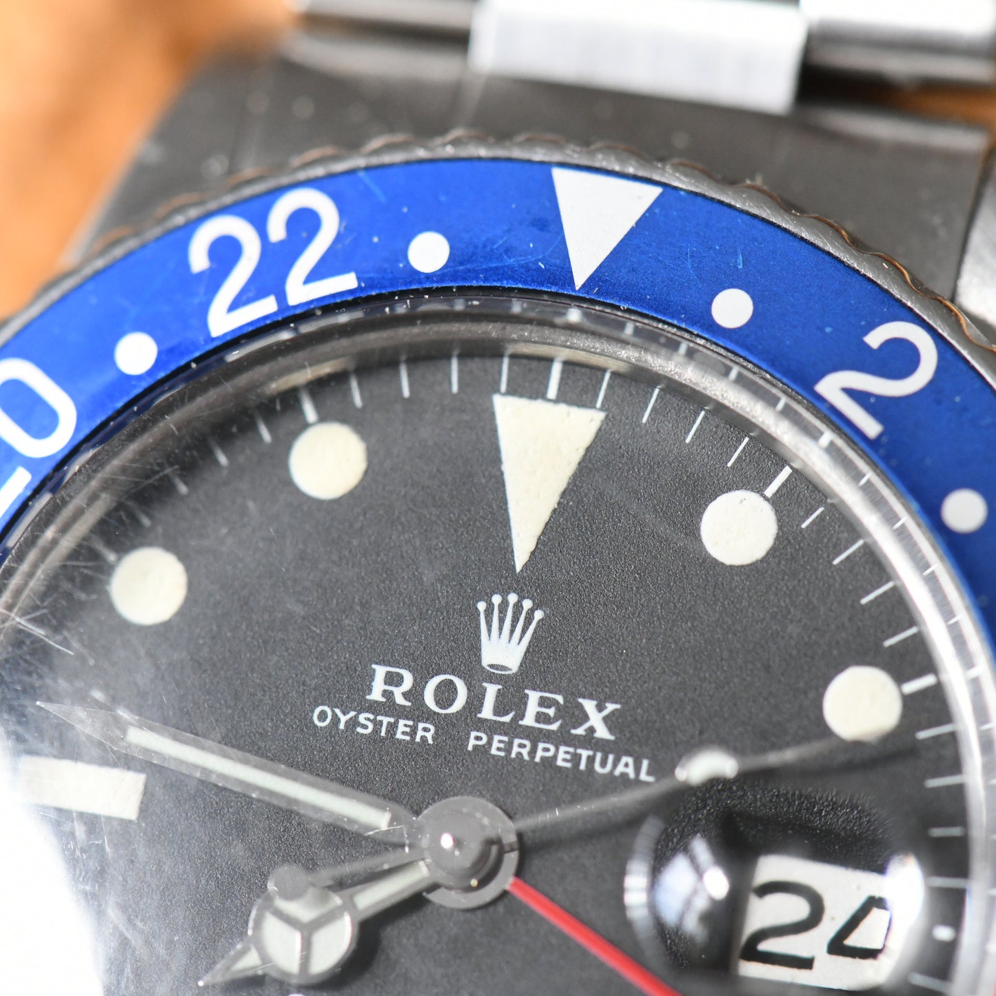 Rolex GMT Master 1675 1971 Mark 2 Matte Dial Vintage Watch Boxed