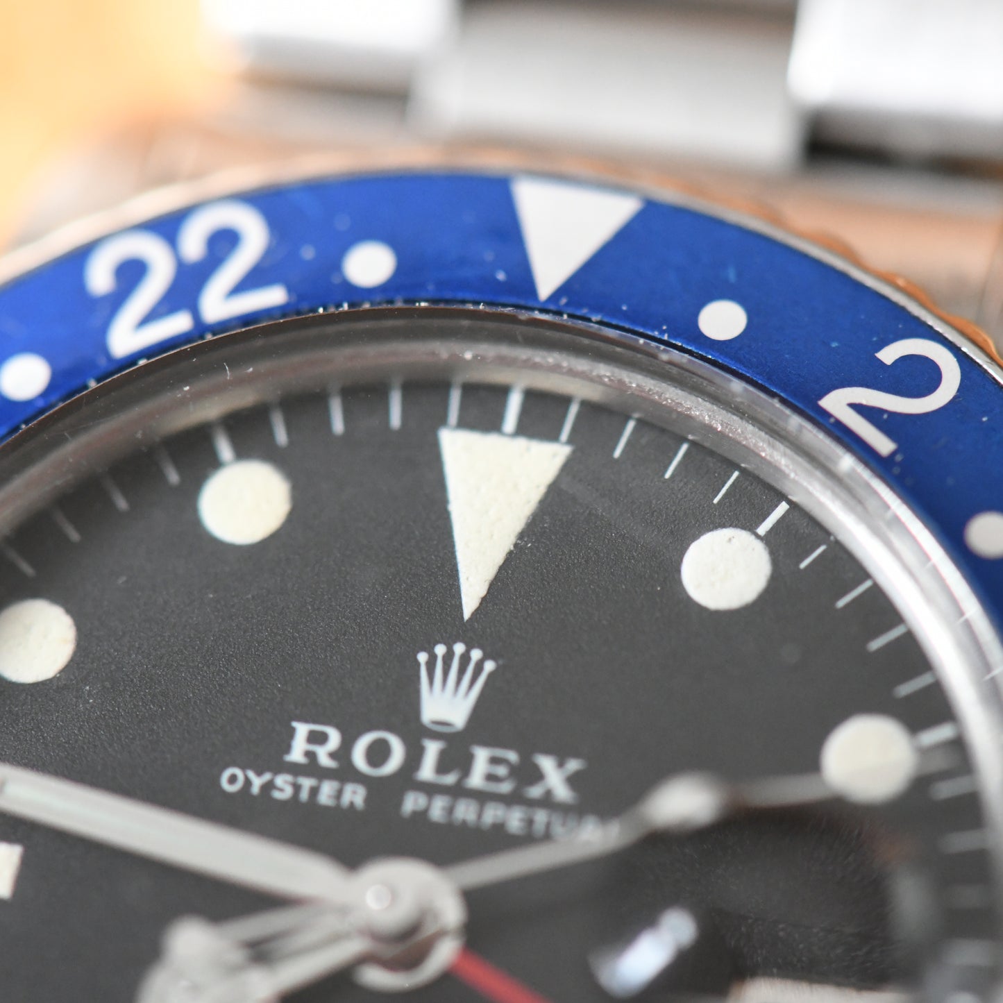 Rolex GMT Master 1675 1971 Mark 2 Matte Dial Vintage Watch Boxed