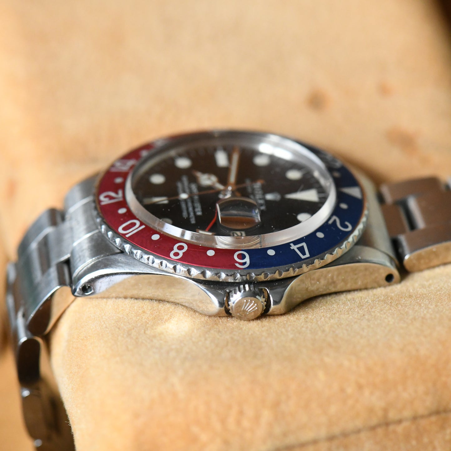 Rolex GMT Master 1675 1971 Mark 2 Matte Dial Vintage Watch Boxed