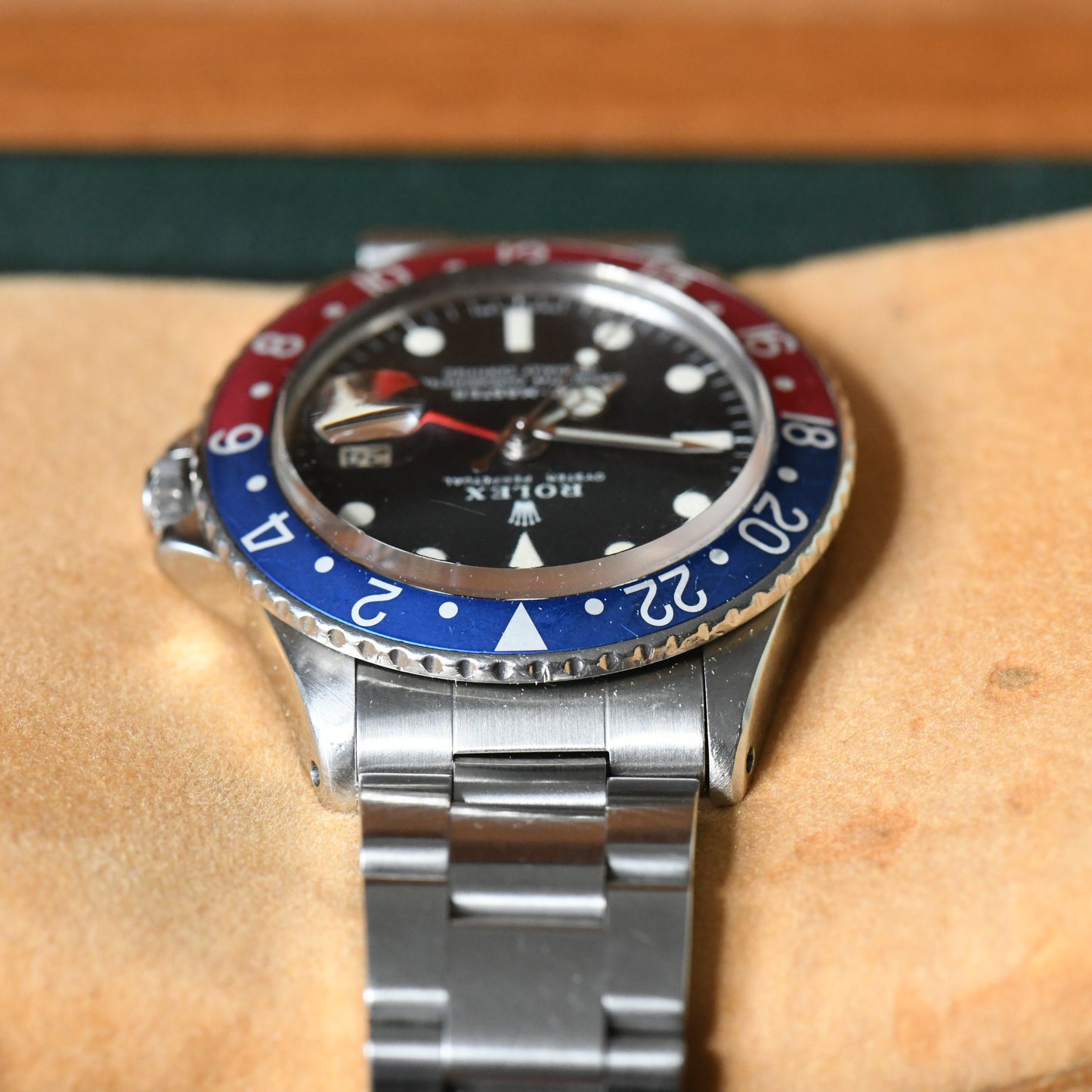 Rolex GMT Master 1675 1971 Mark 2 Matte Dial Vintage Watch Boxed