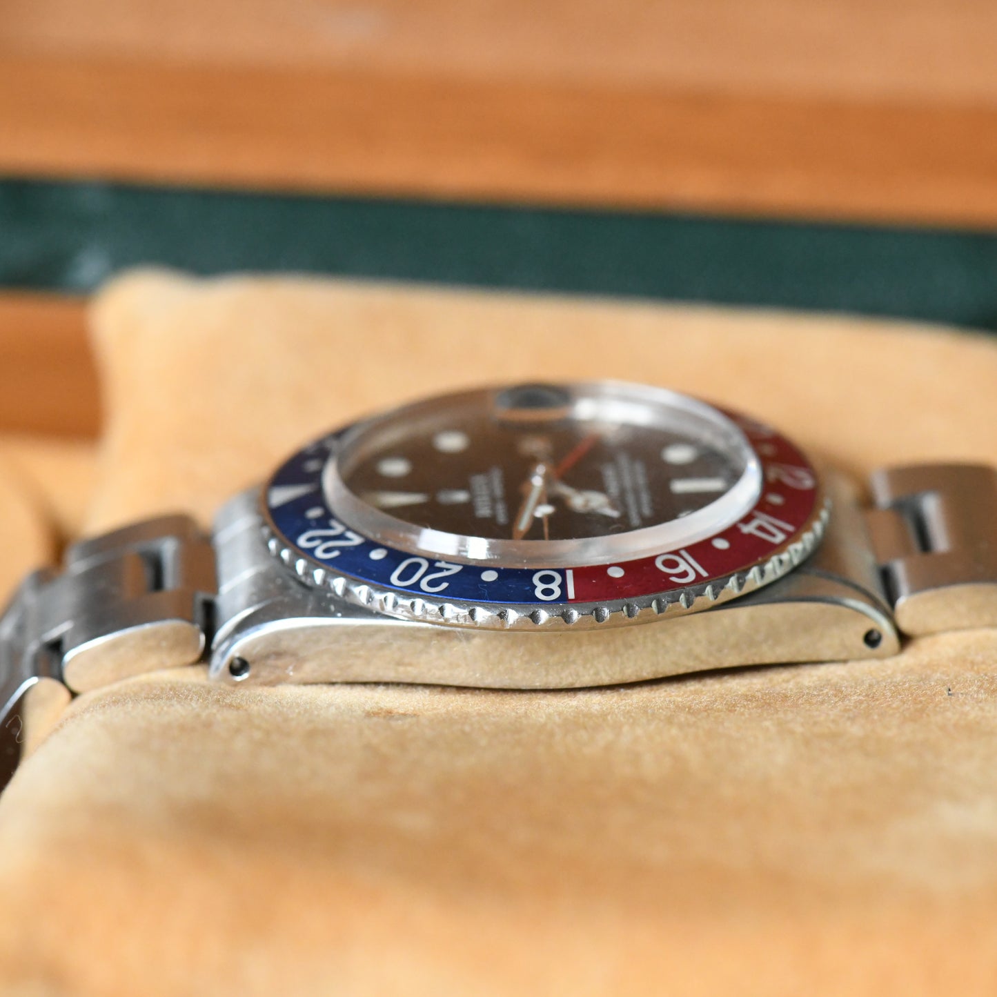 Rolex GMT Master 1675 1971 Mark 2 Matte Dial Vintage Watch Boxed