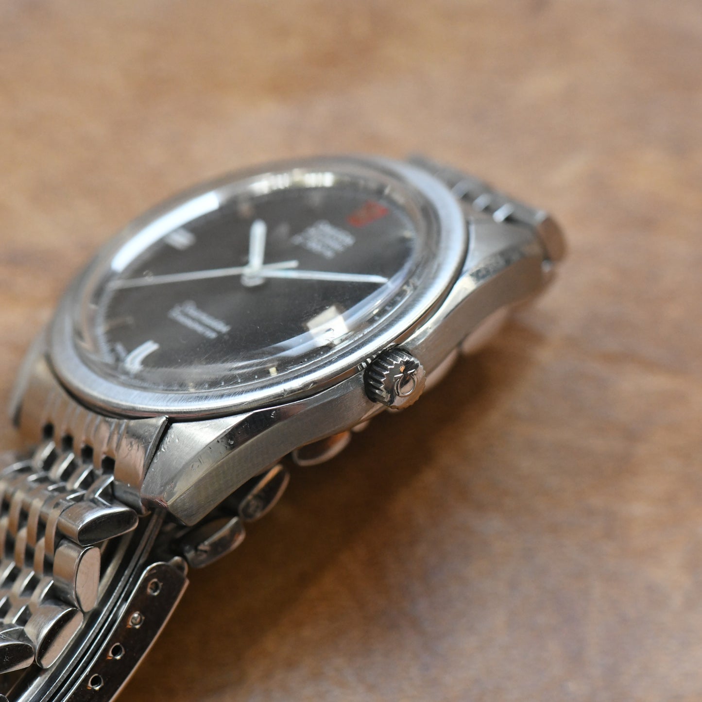 Omega Seamaster F300hz Electronic Chronometer Grey Dial Vintage Watch
