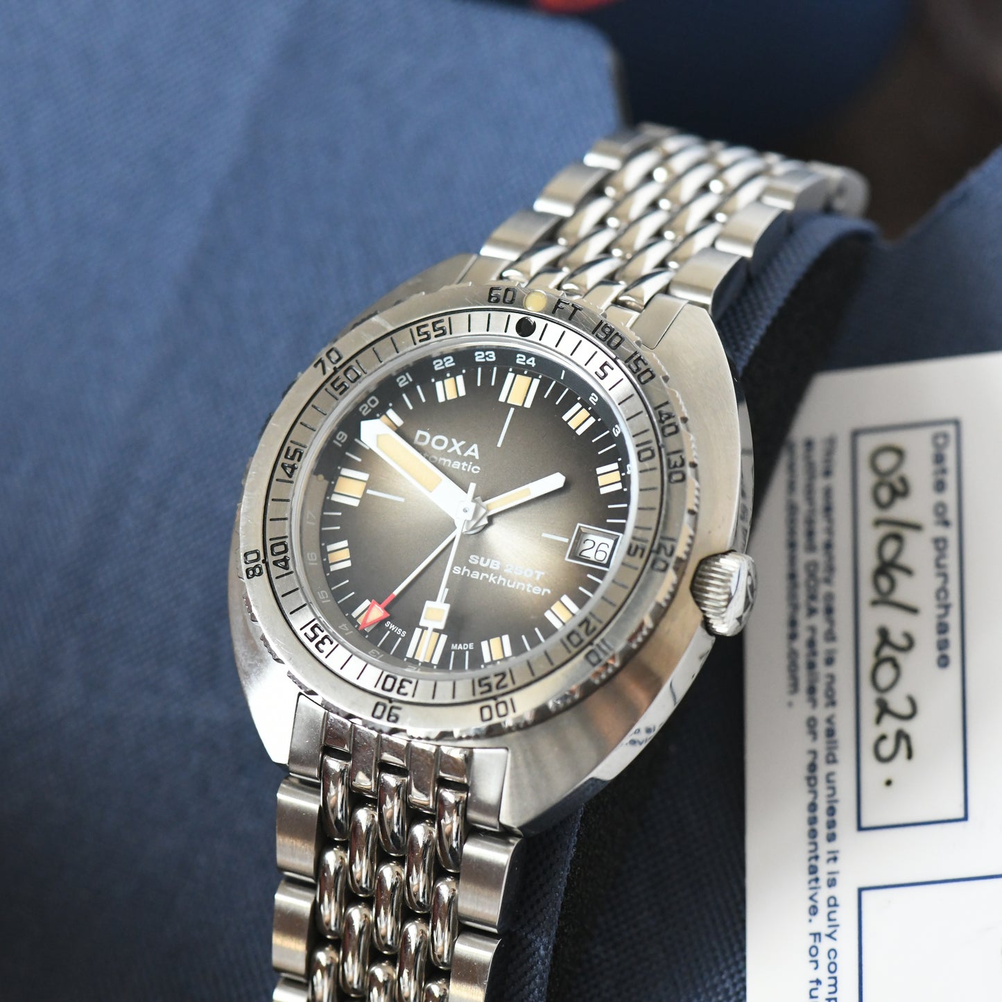 Doxa 250T GMT Sharkhunter "Vintage" - Dive Watch - 2025 Full Set - Box and Papers