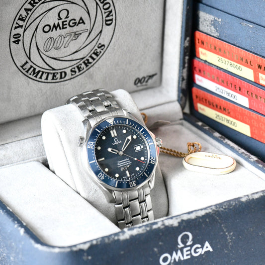 Omega Seamaster James Bond 40th Anniversary - Ltd Edition 2537.80 - Full Set B&P