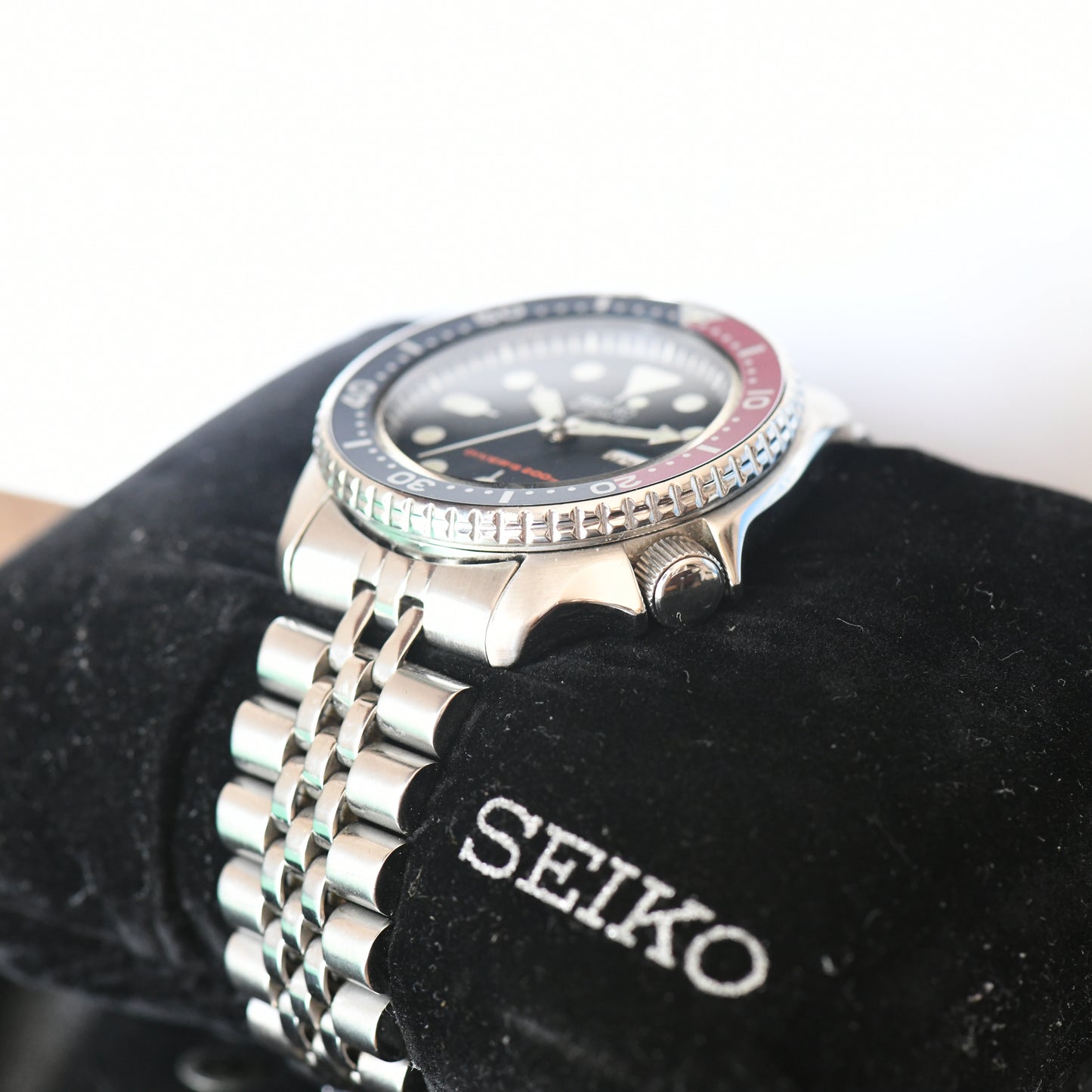 Seiko SKX009K2 Pepsi Bezel Divers Watch Blue &amp; Red Full Set Box &amp; Papers 2021