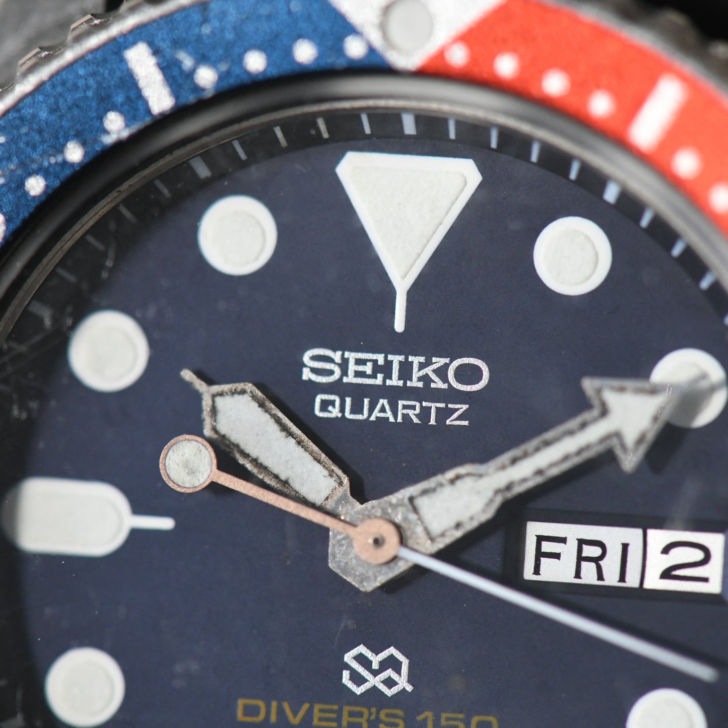 Seiko Quartz Diver's 150m 7548-700B 1980 Pepsi Bezel Vintage Watch