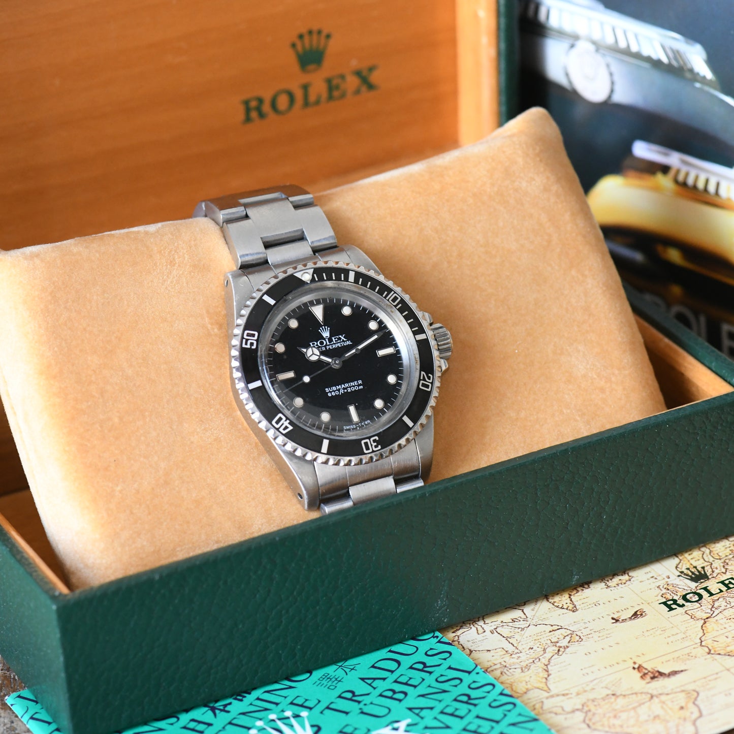 Rolex Submariner 5513 1984 Gloss Dial - Stunning Vintage Watch Boxed