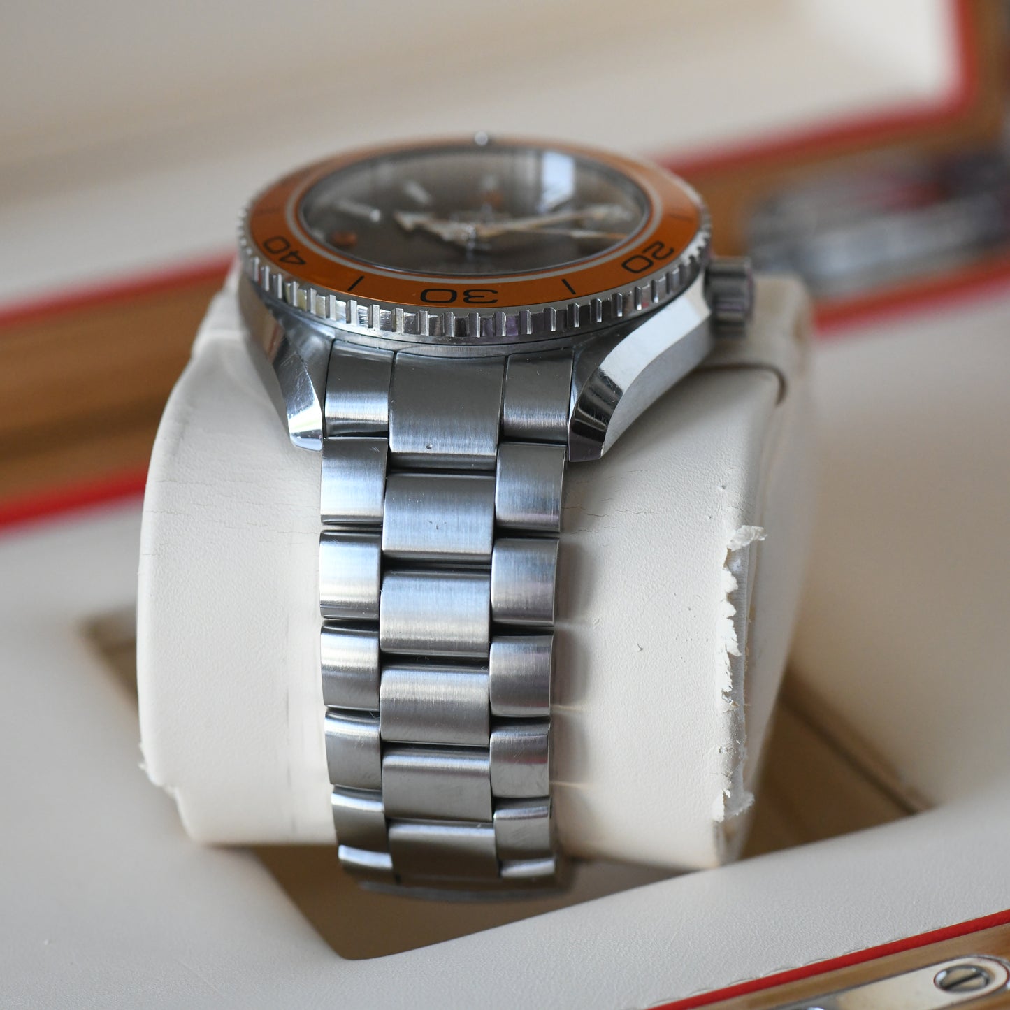 Omega Seamaster Planet Ocean 600m 45.5mm 8500 Orange Bezel 2016 - Boxed &amp; Papers