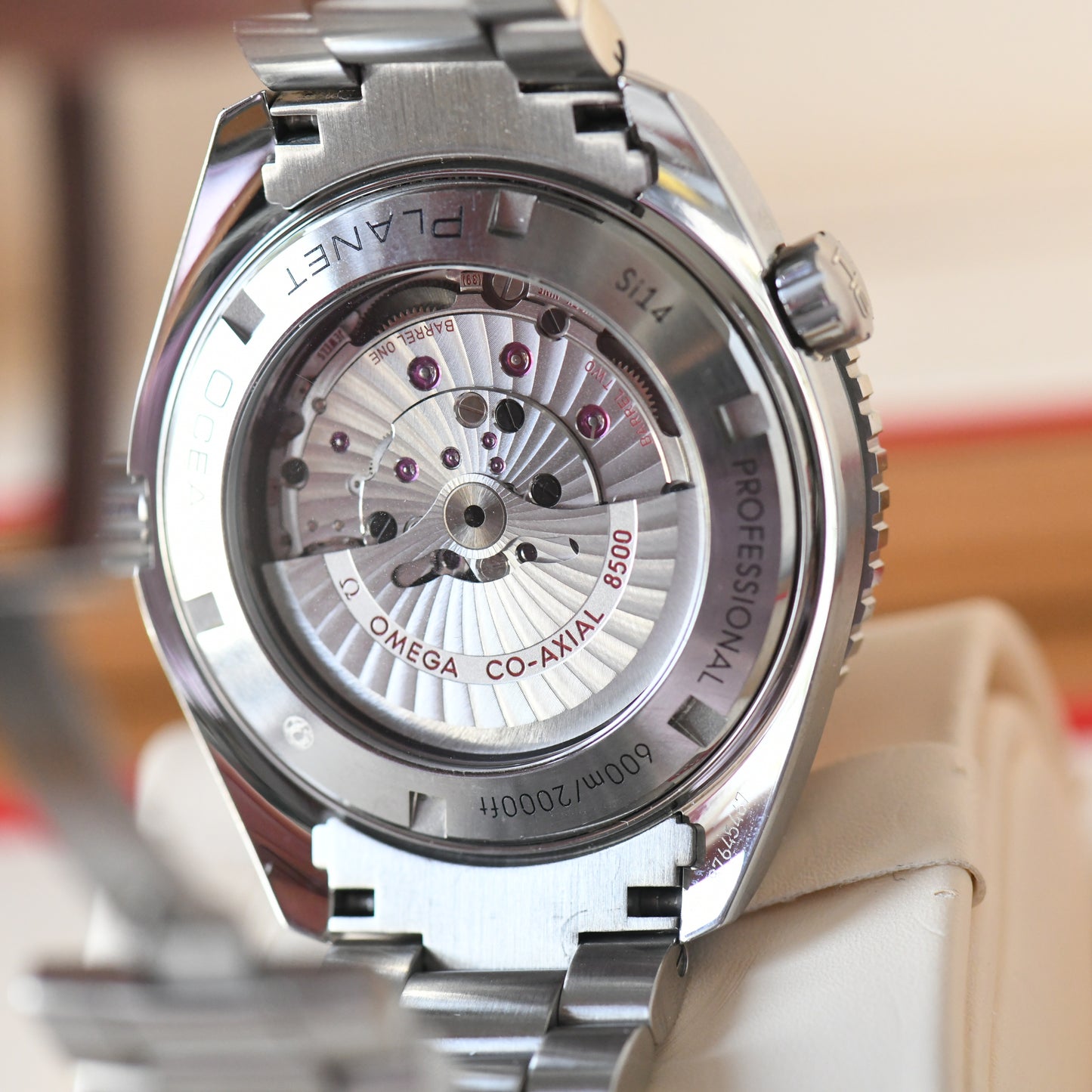 Omega Seamaster Planet Ocean 600m 45.5mm 8500 Orange Bezel 2016 - Boxed &amp; Papers