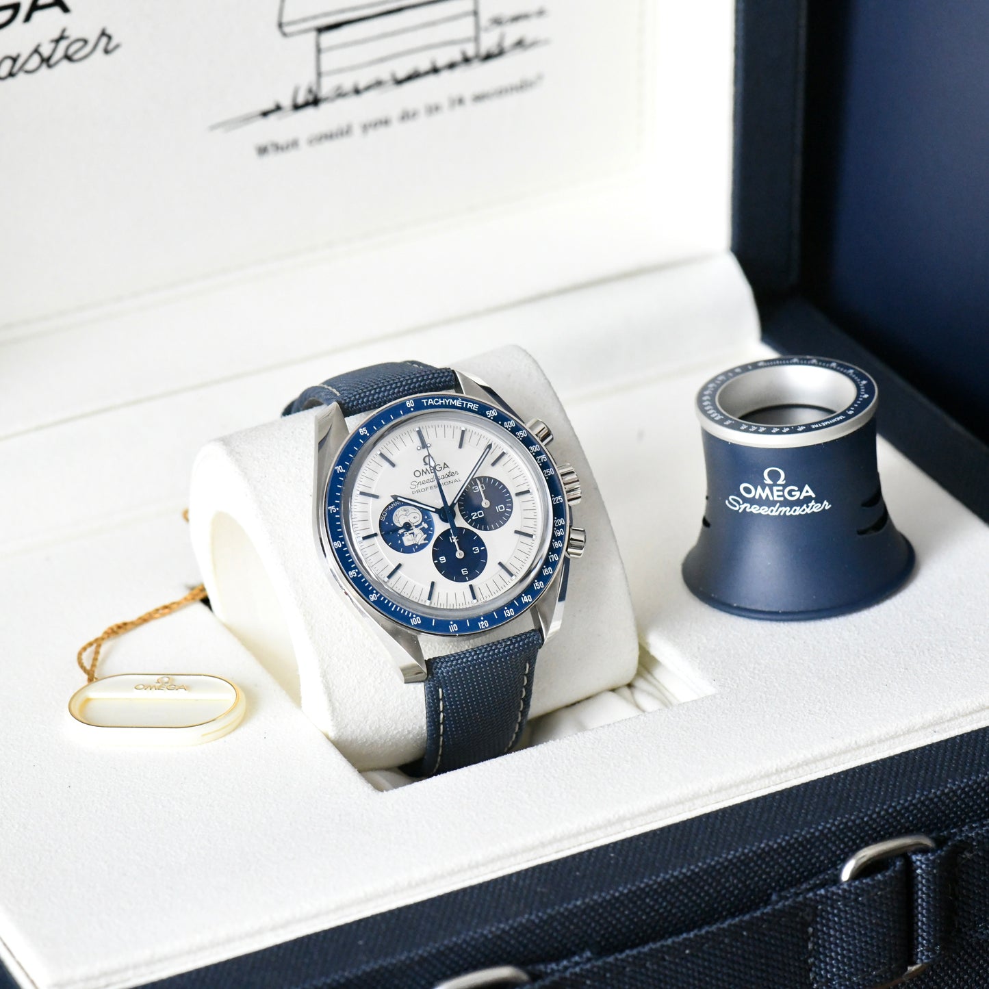 Omega Speedmaster "Silver Snoopy Award" 50th Anniversary - 2026 - Boxed & Papers