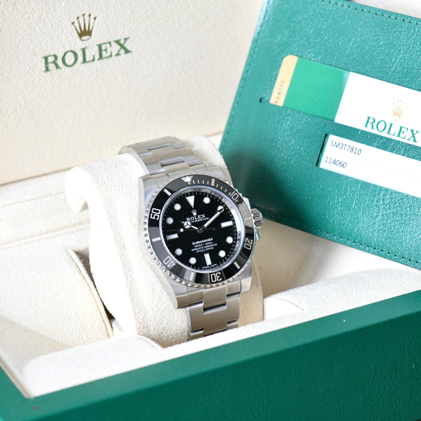 Rolex Submariner 114060 Ceramic Oyster Perpetual 2019 Dive Watch - Box &amp; Papers