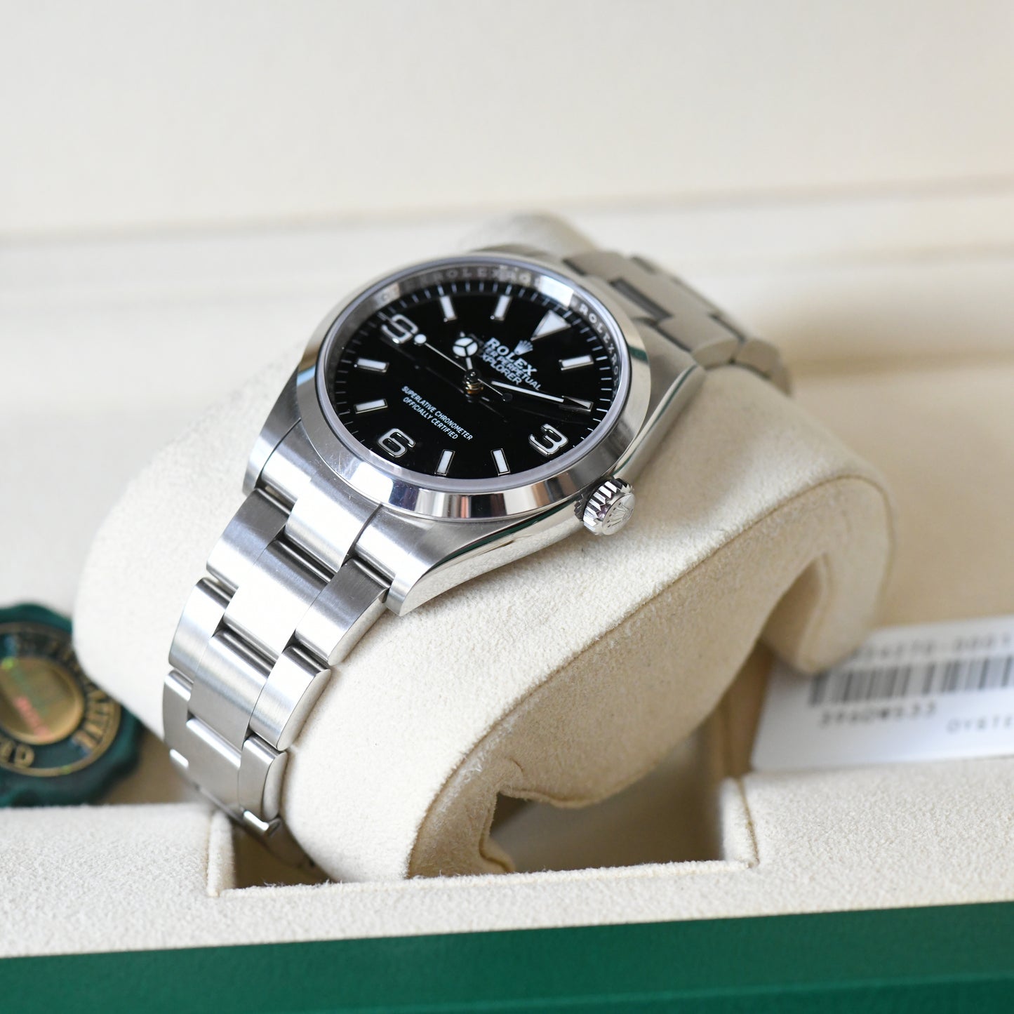 Rolex Explorer 124270 36mm Oyster Perpetual Men's Watch 2021 Boxed &amp; Papers