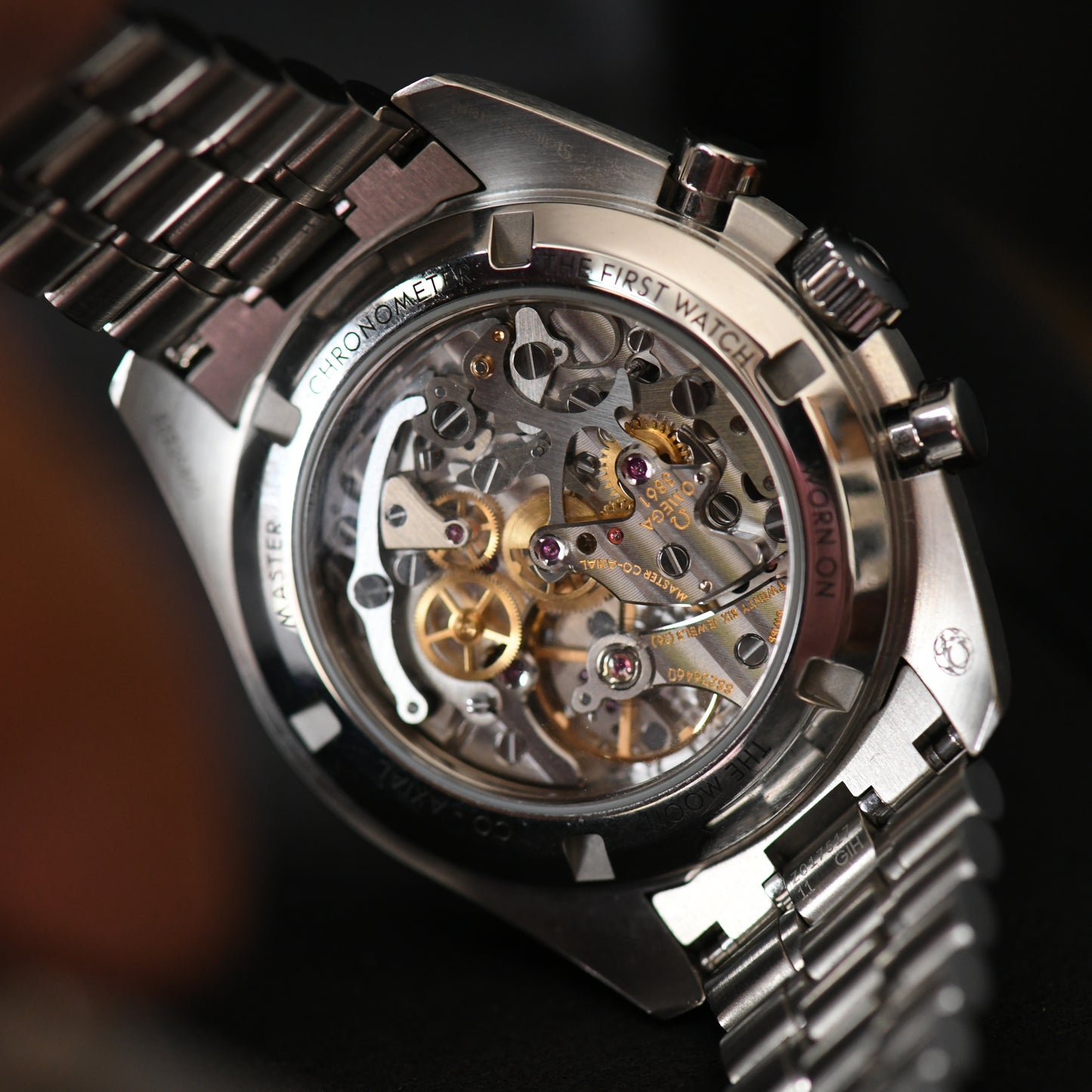 Omega Speedmaster Moonwatch White Dial Sapphire Sandwich Cal 3861 - Full Set 2024 B&P