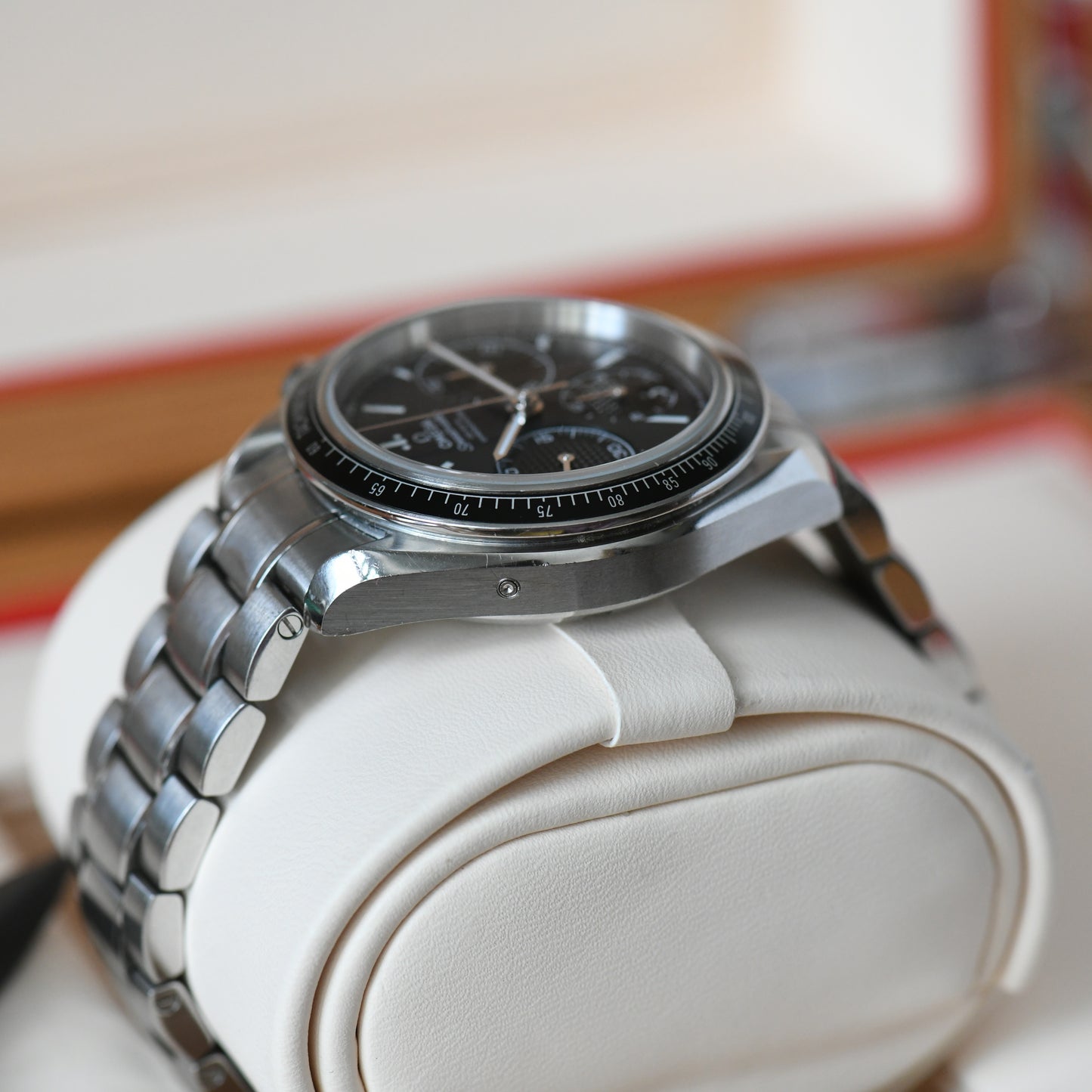 Omega Speedmaster Racing Blue Dial 2017 Co-Axial Chronograph - Box &amp; Papers