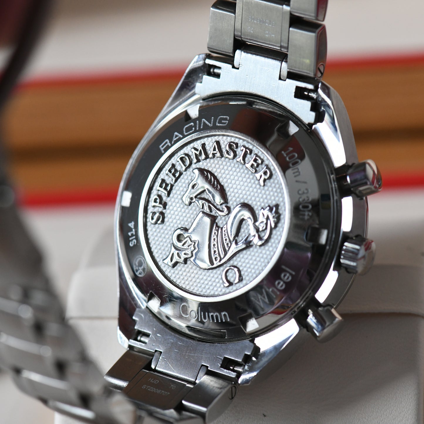 Omega Speedmaster Racing Blue Dial 2017 Co-Axial Chronograph - Box &amp; Papers