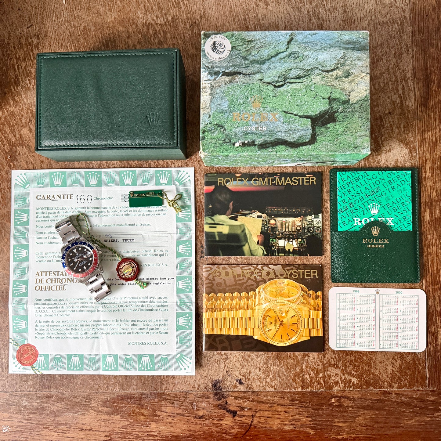 Rolex GMT-Master II Pepsi 16710 - Swiss Only Dial - Full Set Boxed & Papers 1998