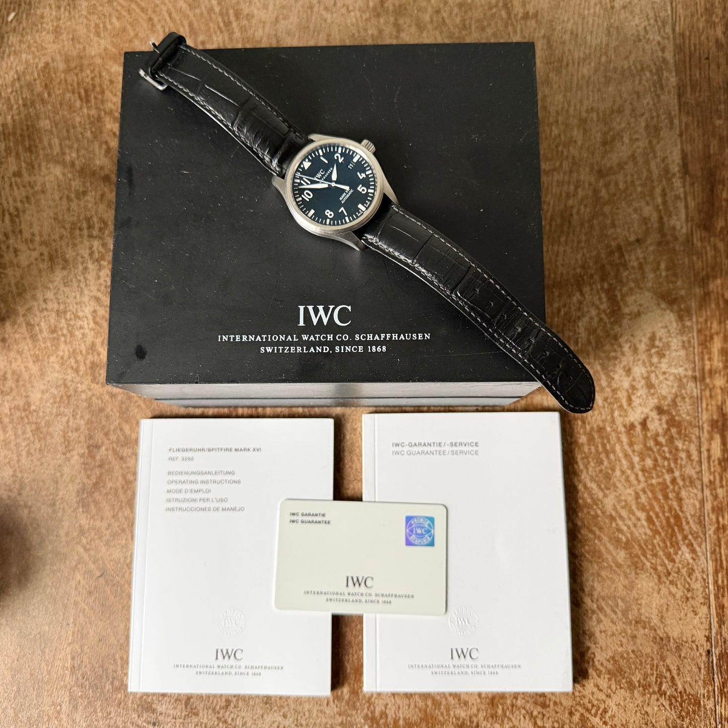 IWC Pilot Mark XVI Black Dial IW325501 Men's Watch - 2007 - Boxed & Papers