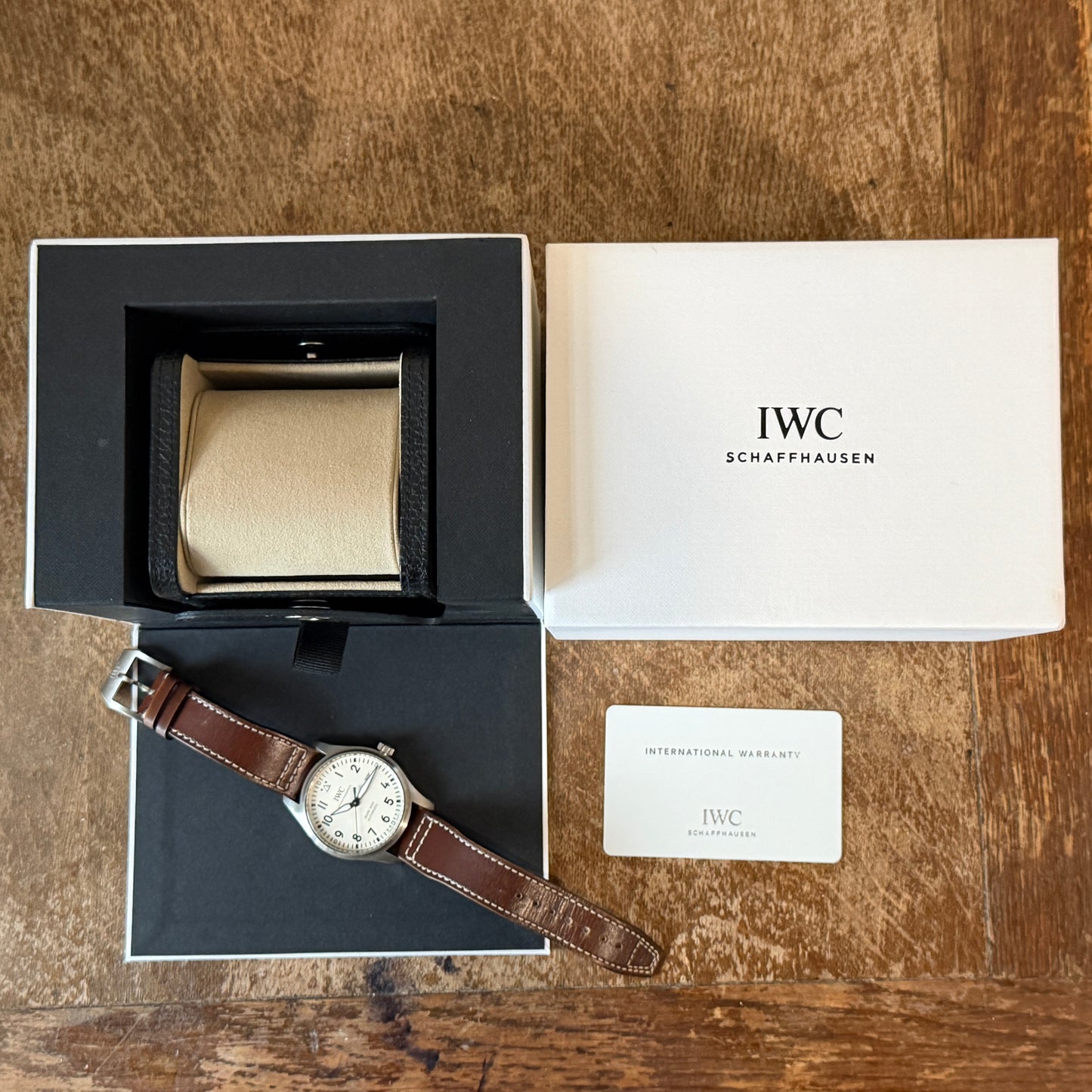 IWC Pilot Mark XVIII White Dial IW327012 Men's Watch - 2019 - Boxed & Papers