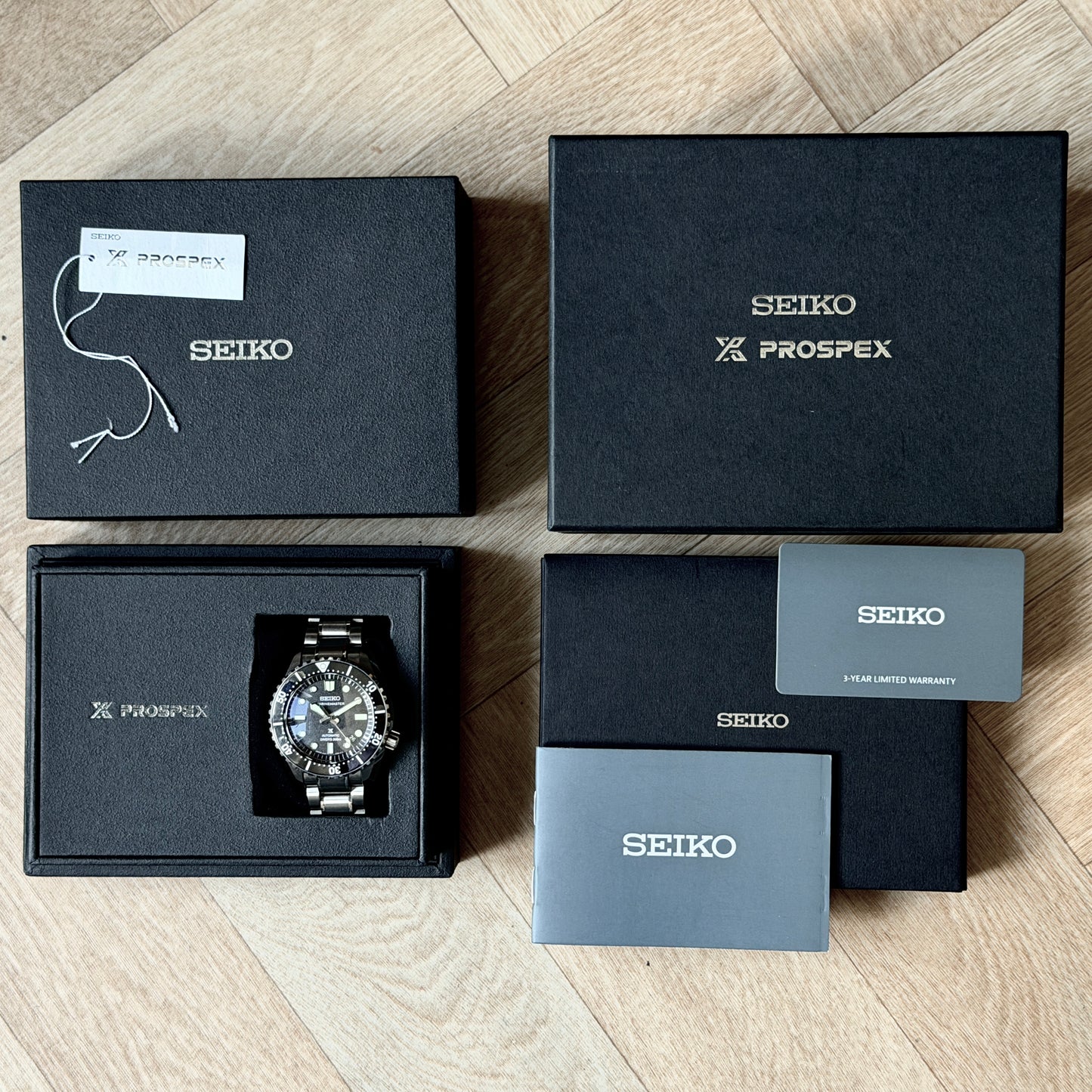 Seiko Marine Master 300m SLA079J1 Black Dial 8L35 Dive Watch 2025 Boxed & Papers