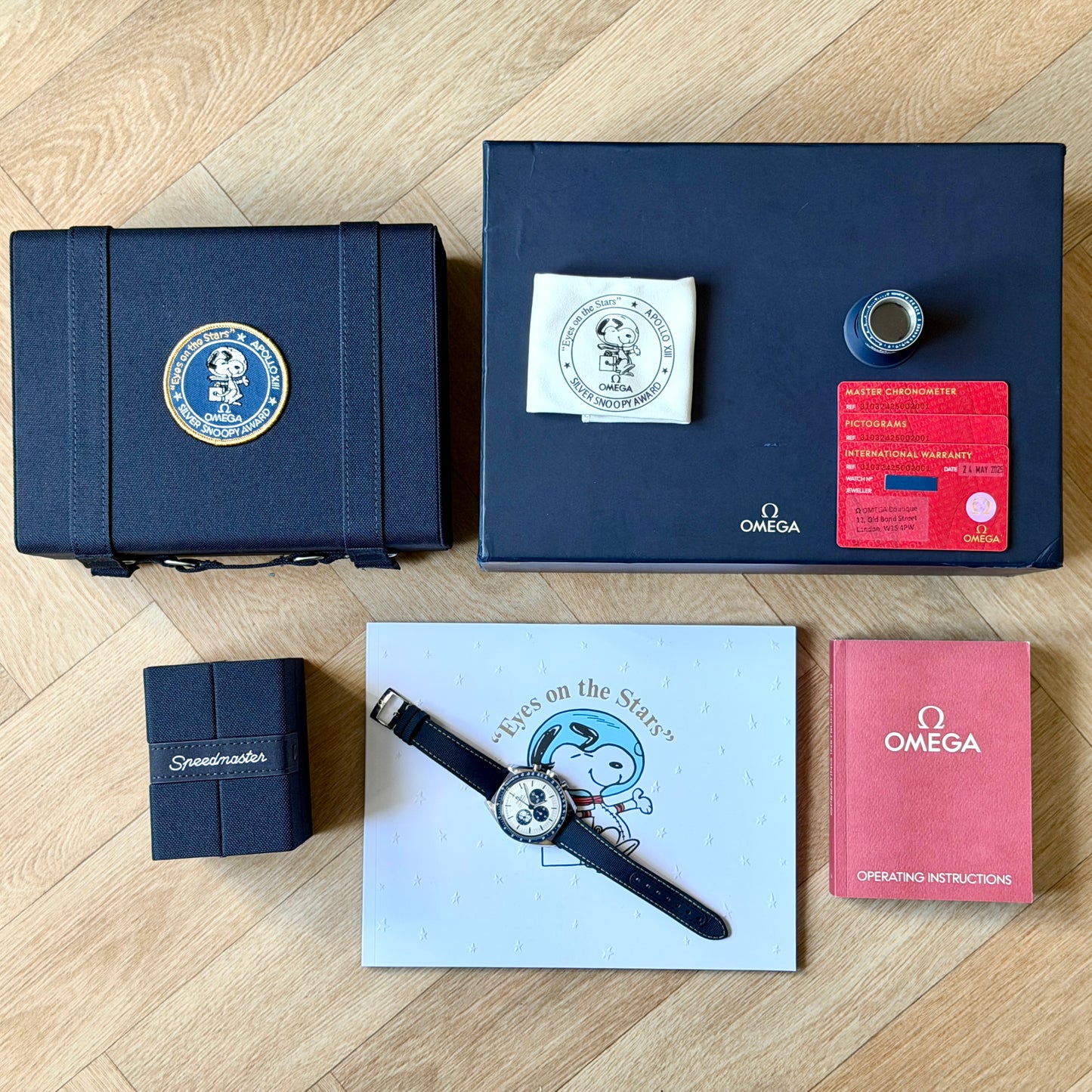 Omega Speedmaster "Silver Snoopy Award" 50th Anniversary - 2025 - Boxed & Papers