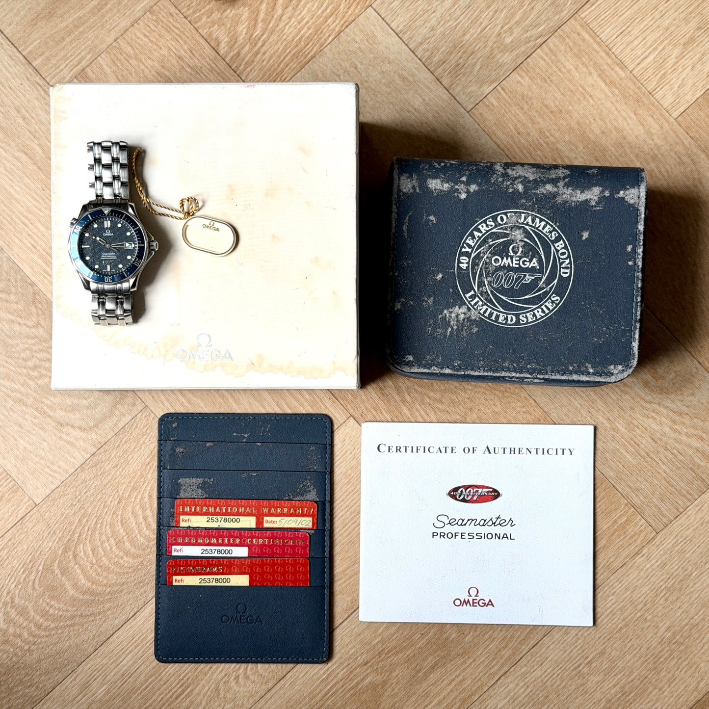Omega Seamaster James Bond 40th Anniversary - Ltd Edition 2537.80 - Full Set B&P