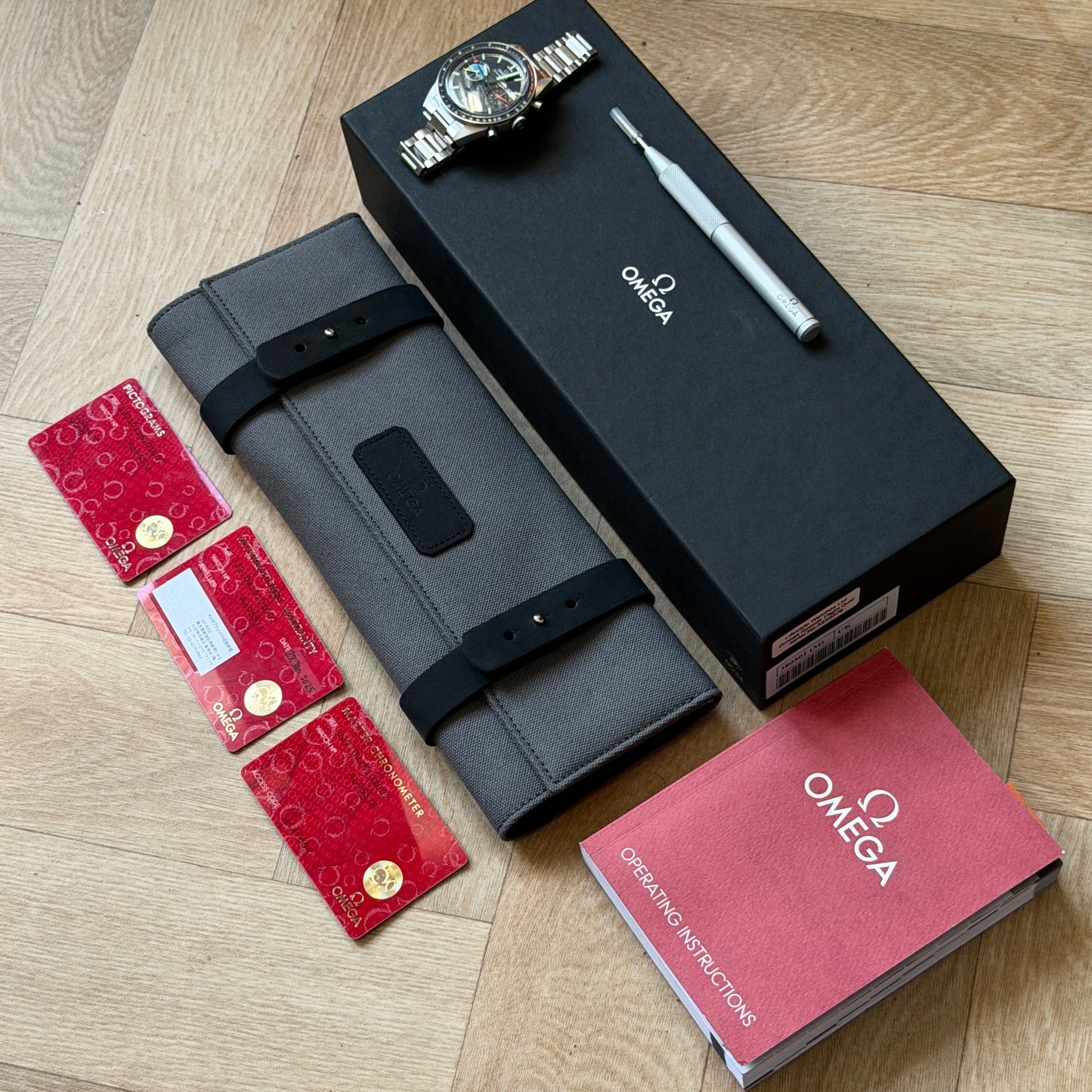 Omega Speedmaster Pilot Flight Qualified Chronograph 2025 Box & Papers