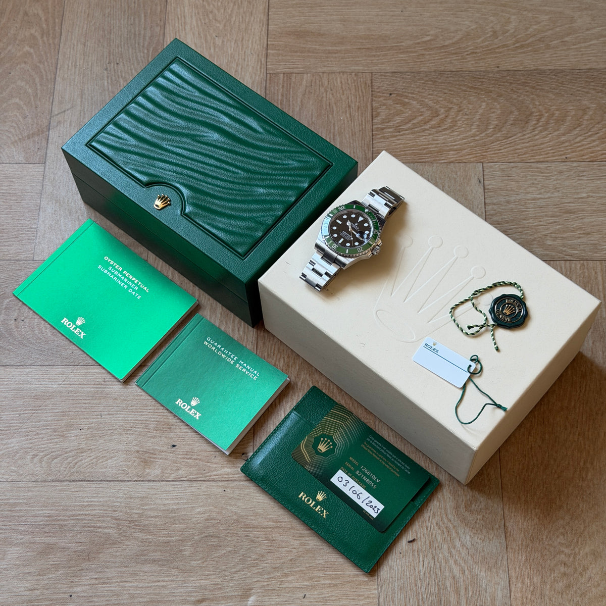Rolex Submariner Date 126610LV Starbucks Mk2 Ceramic 2023 Full Set Box & Papers